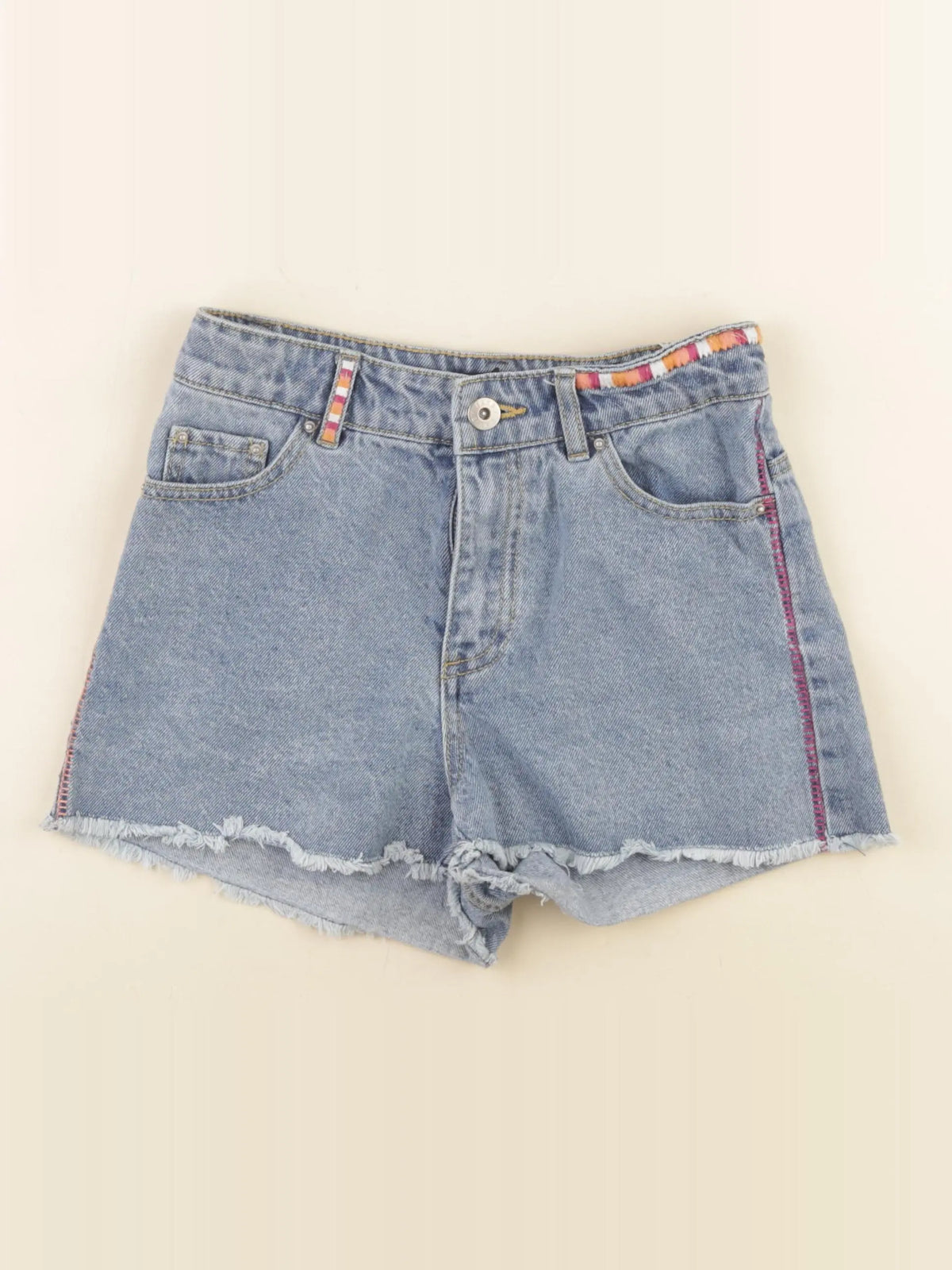 IKKS - short bleu - 10 ans