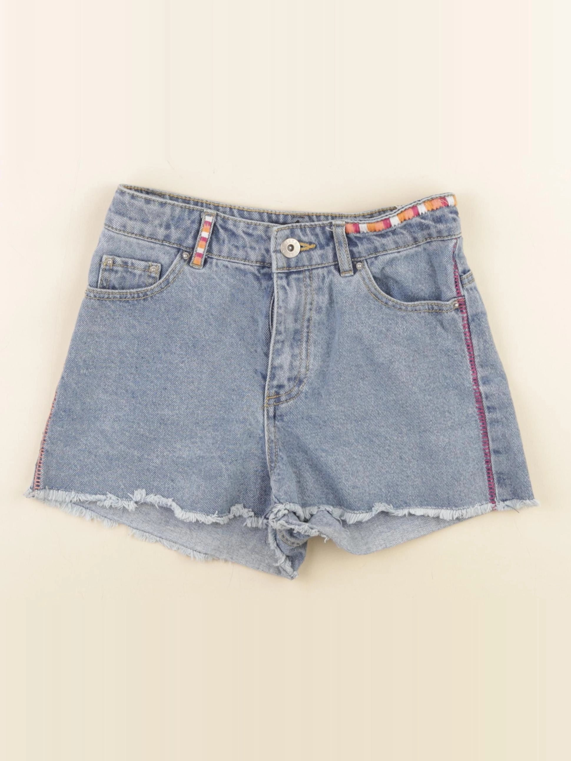 IKKS - short bleu - 10 ans