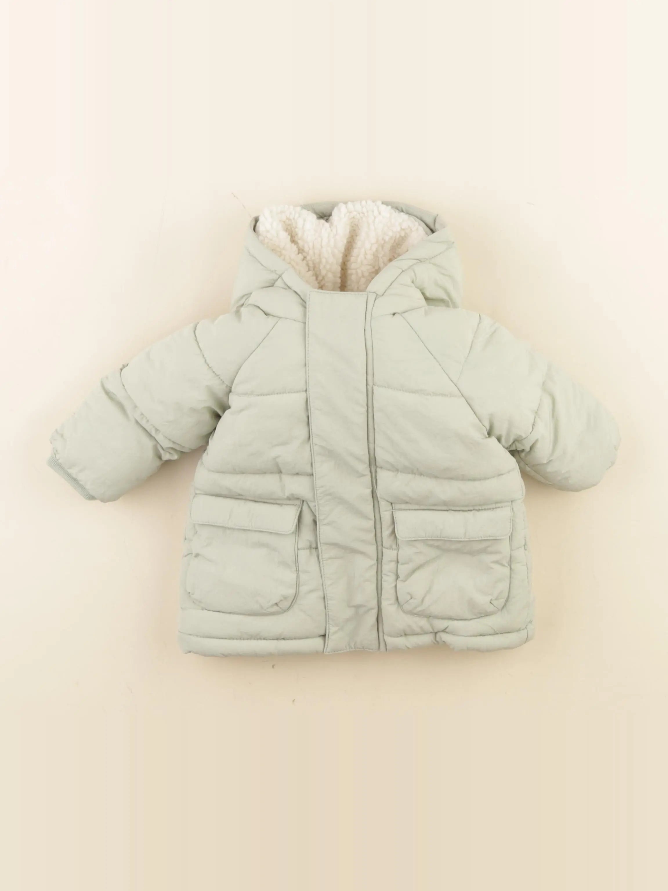 Vertbaudet - parka vert - 3 mois