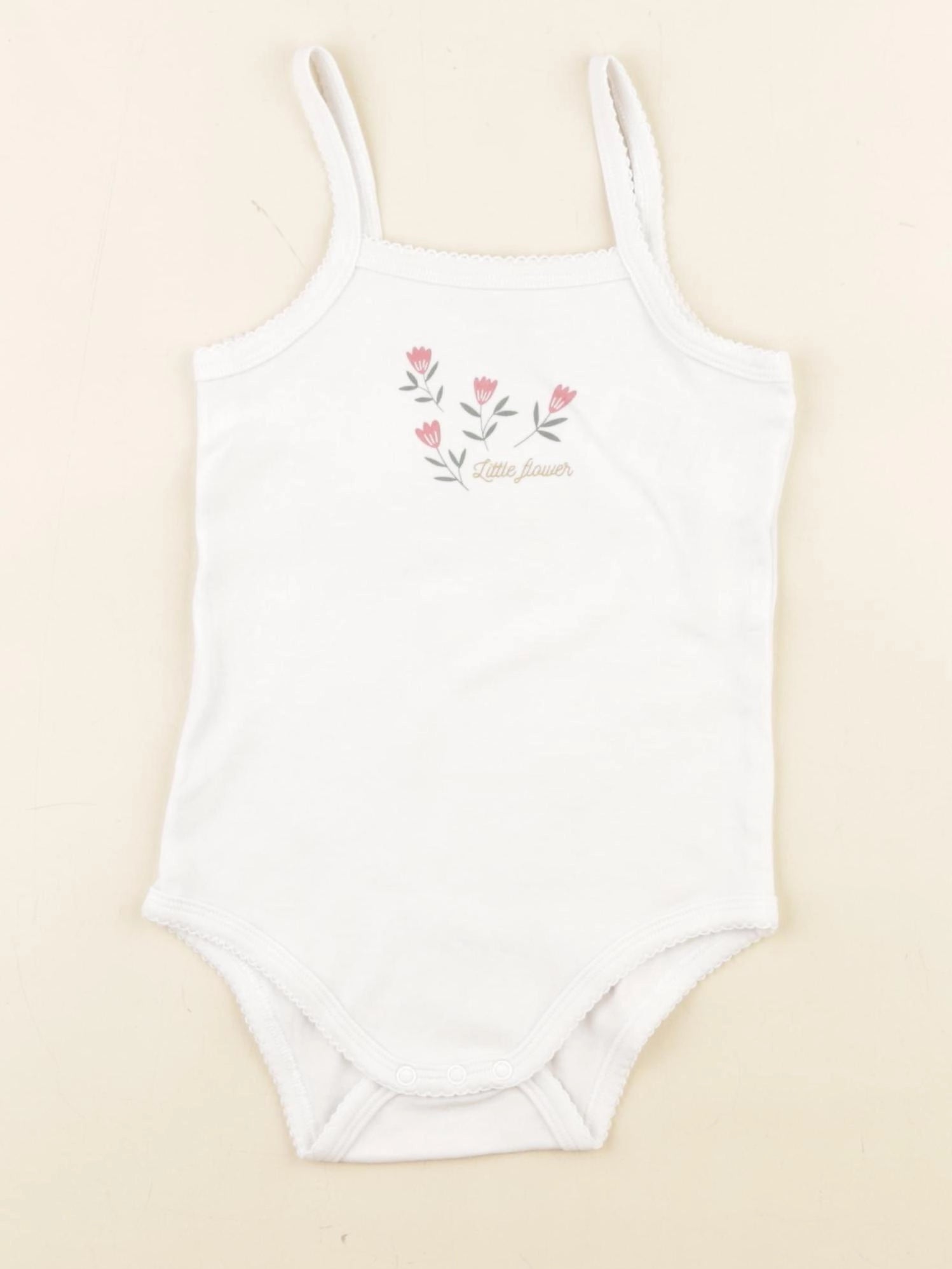 Vertbaudet - body blanc - 24 mois