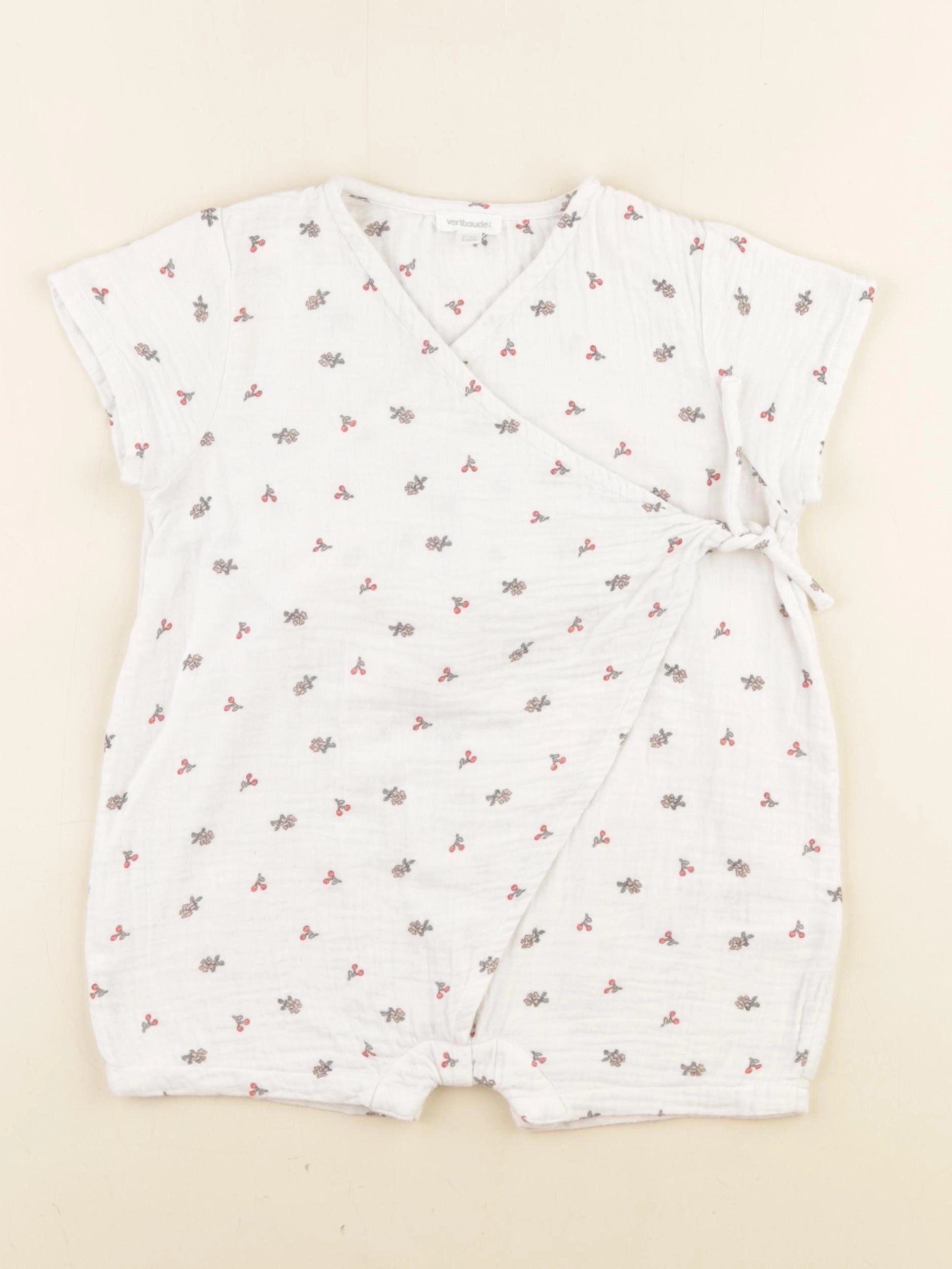 Vertbaudet - pyjama coton blanc - 3 ans