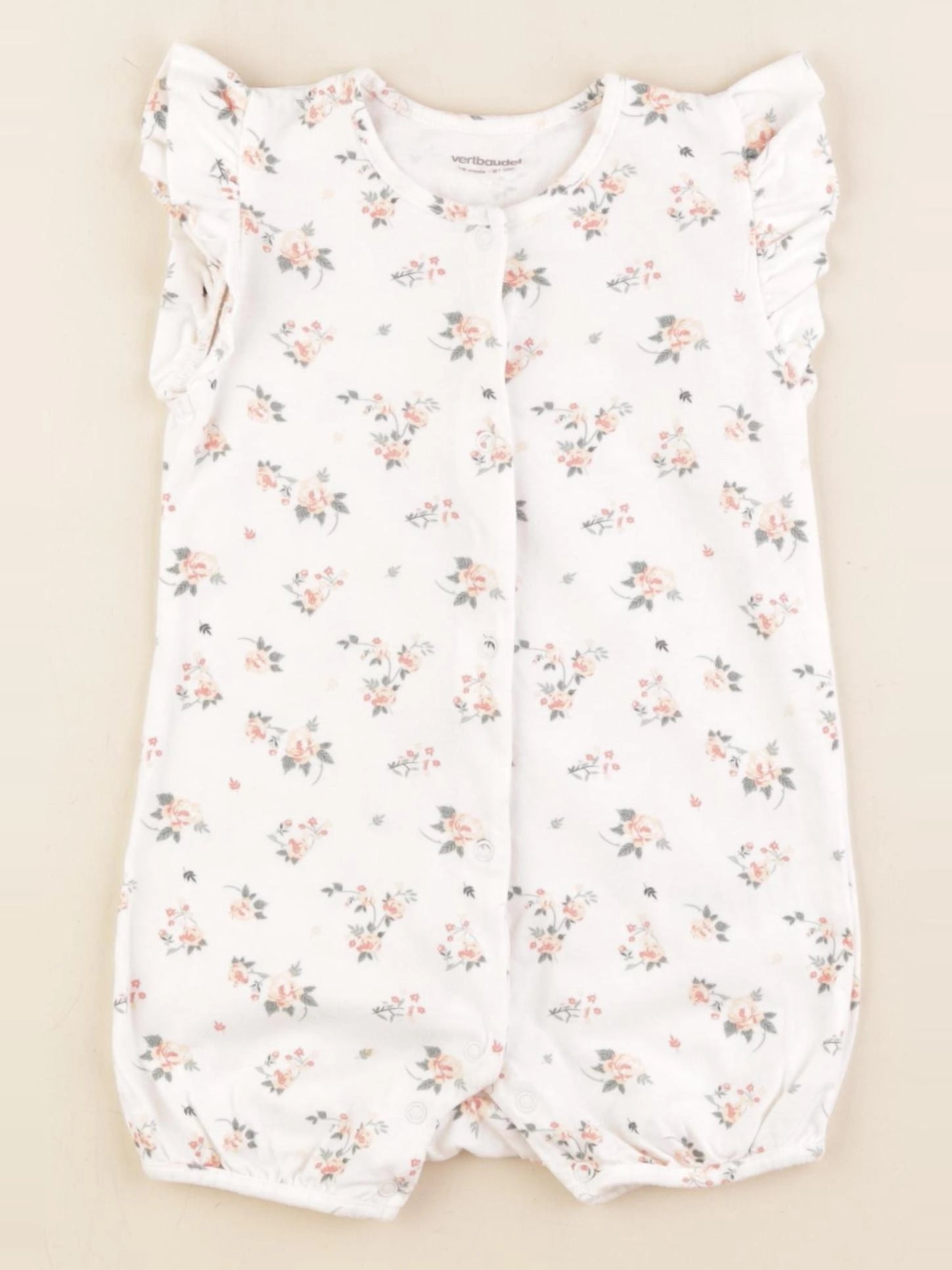 Vertbaudet - combinaison blanc - 18 mois