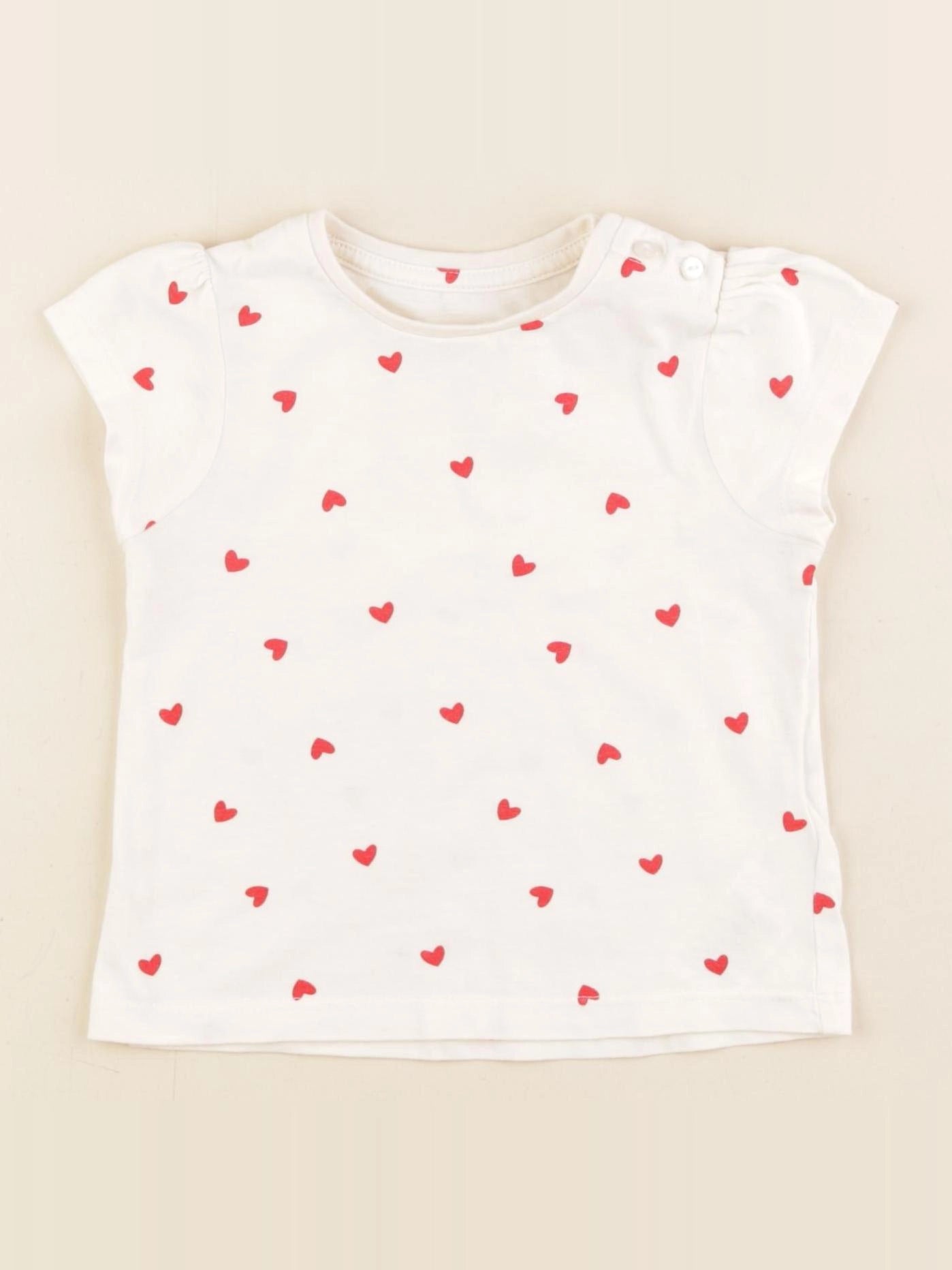 Vertbaudet - tee-shirt beige - 18 mois