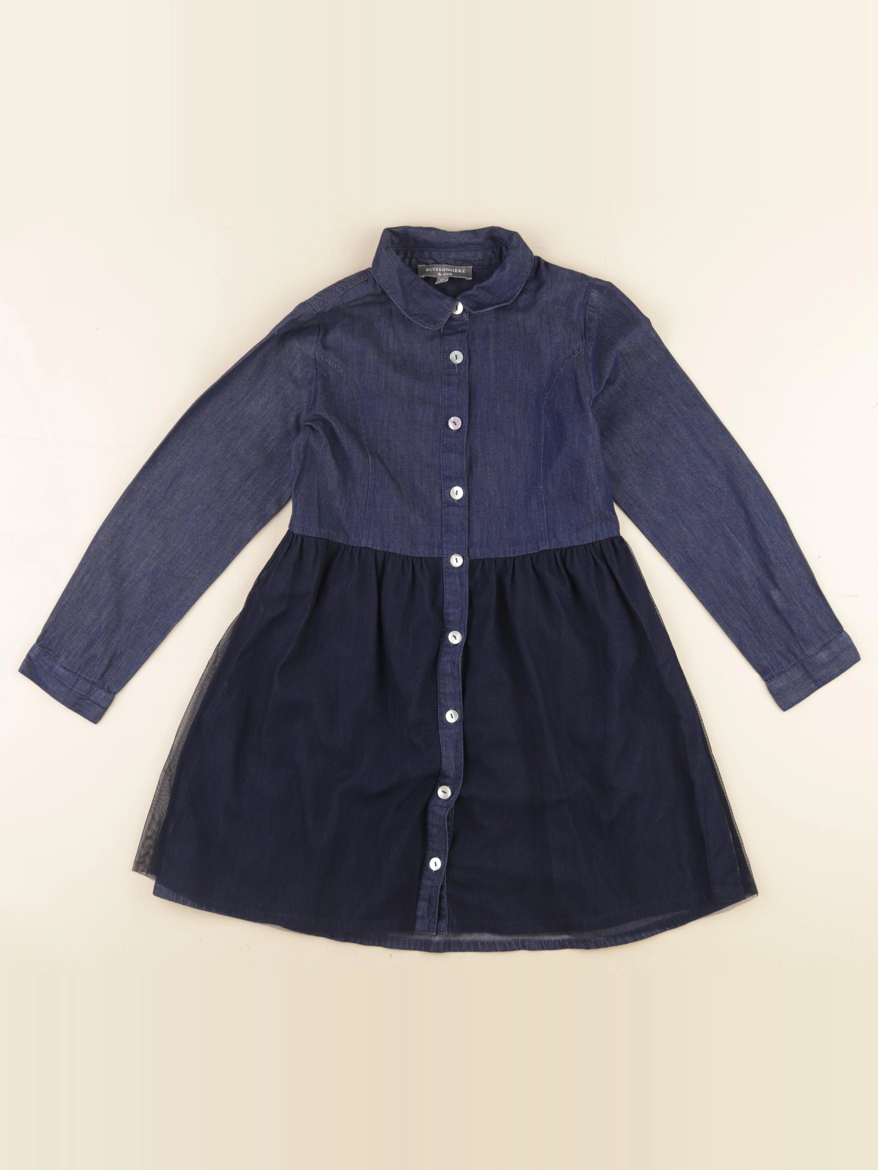 Buissonnière - robe bleu - 10 ans