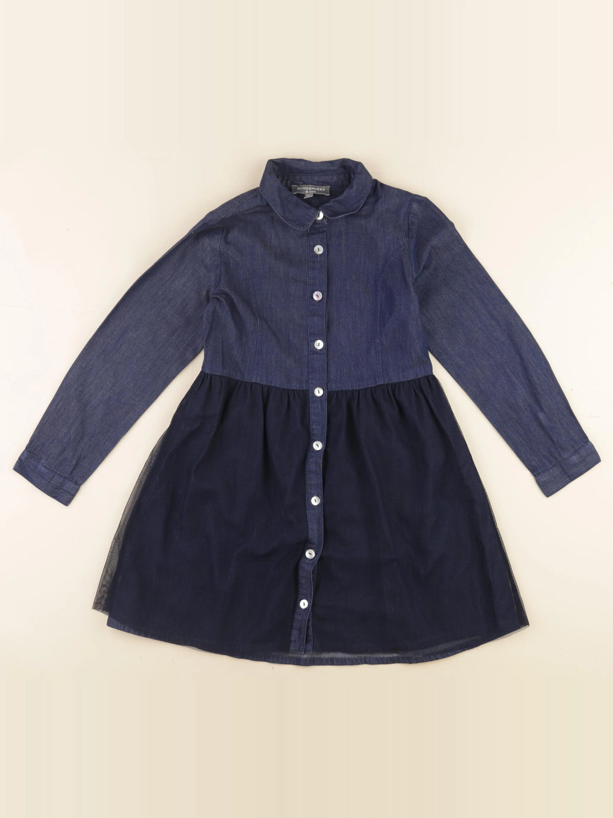 Buissonnière - robe bleu - 10 ans