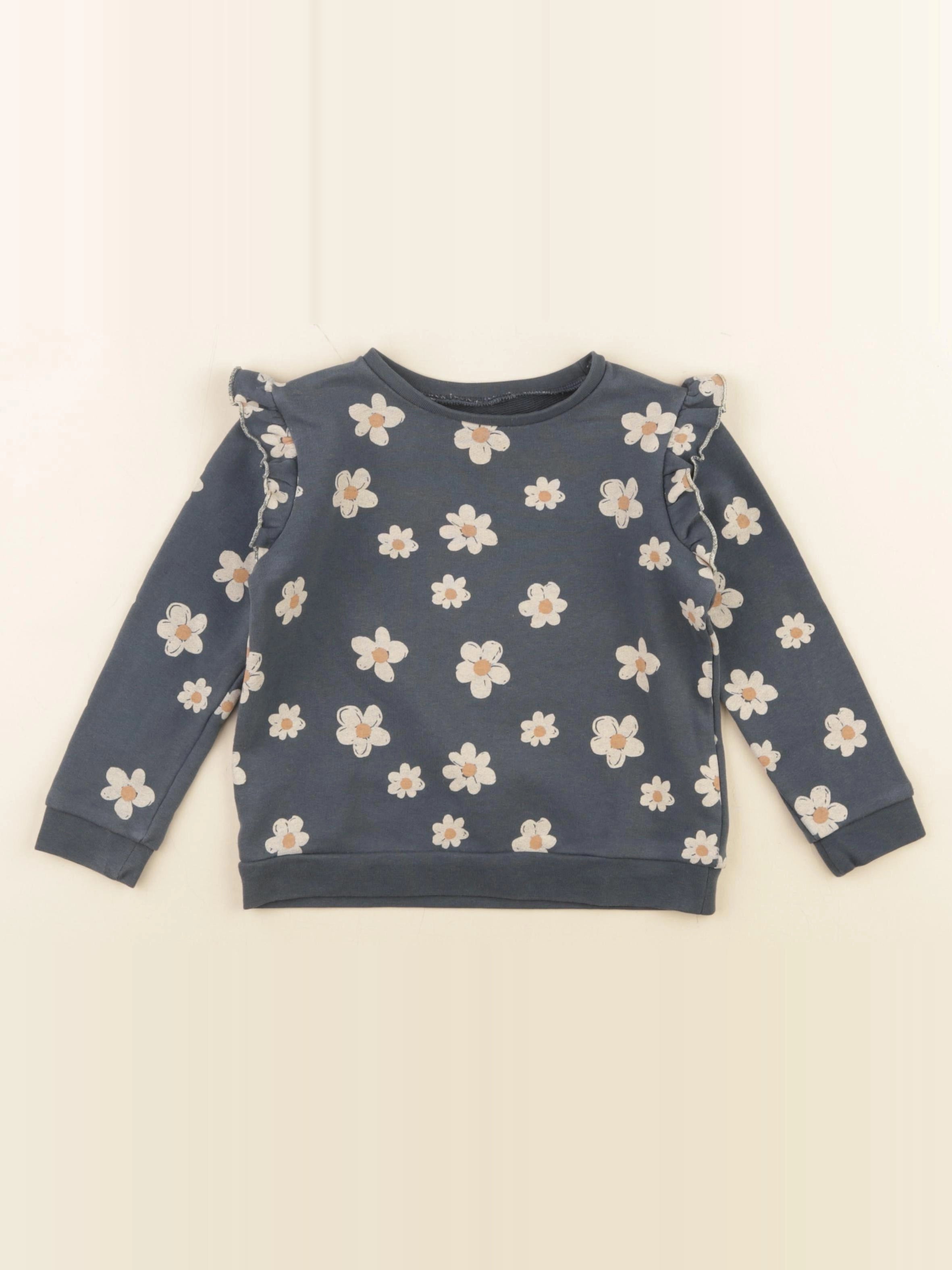 Vertbaudet - sweat bleu - 3 ans