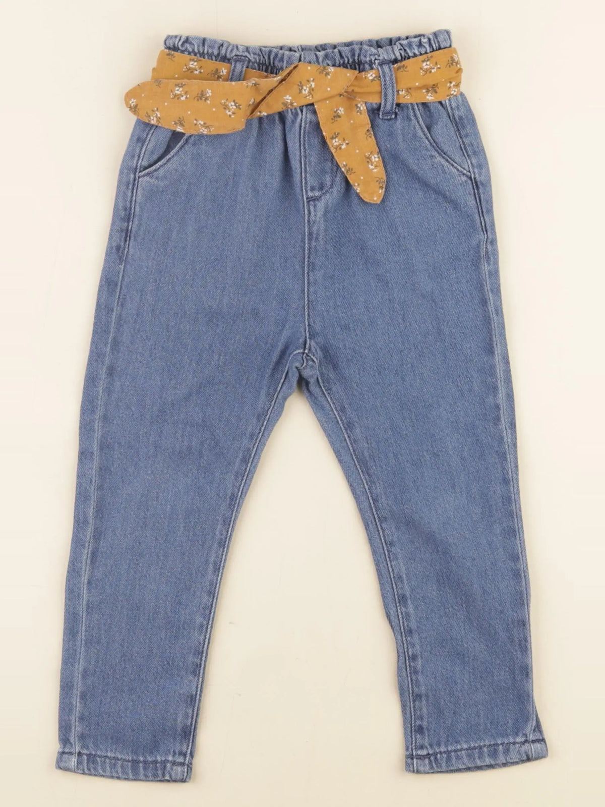 Vertbaudet - pantalon bleu - 24 mois