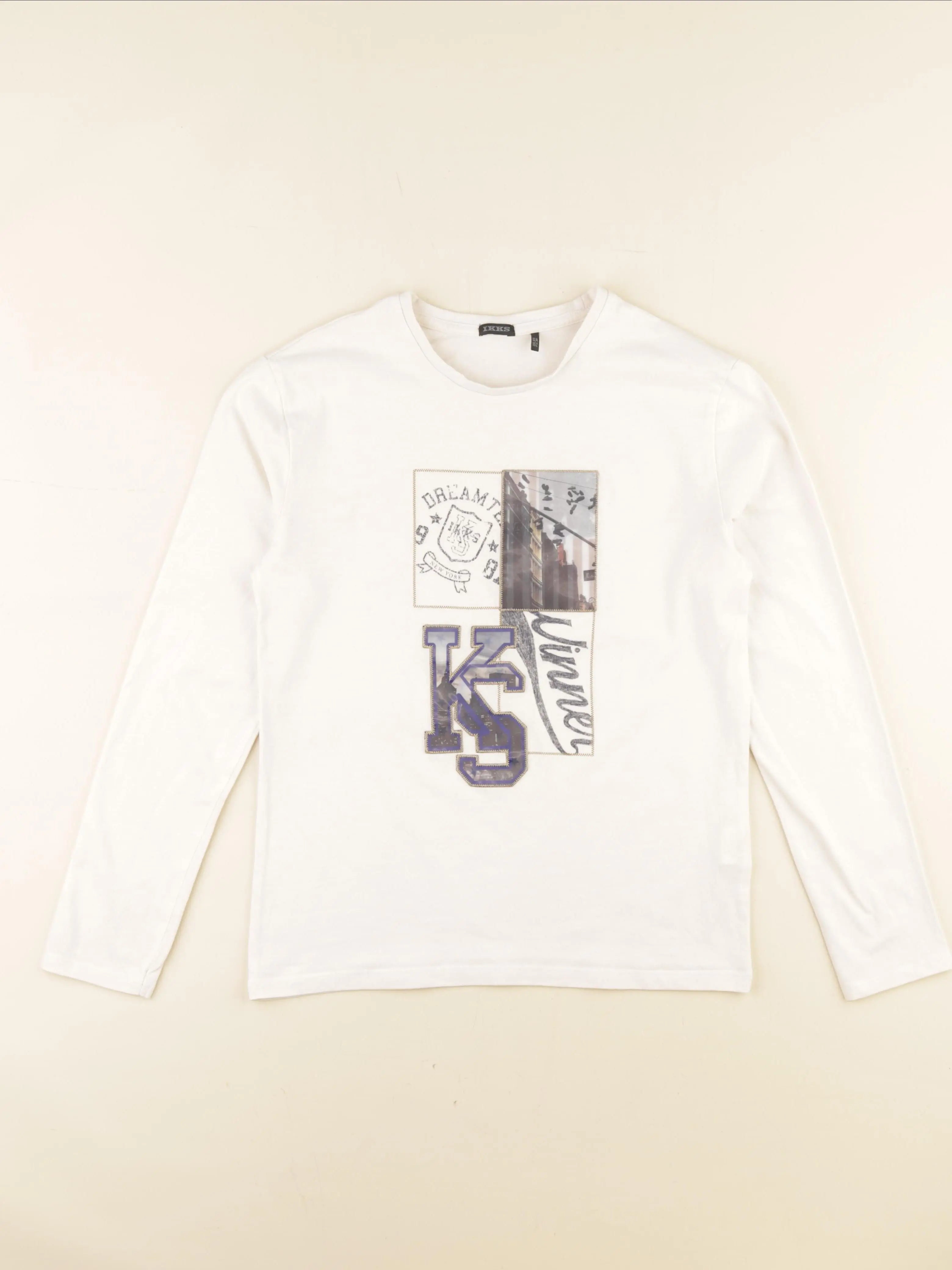 IKKS - tee-shirt beige - 12 ans