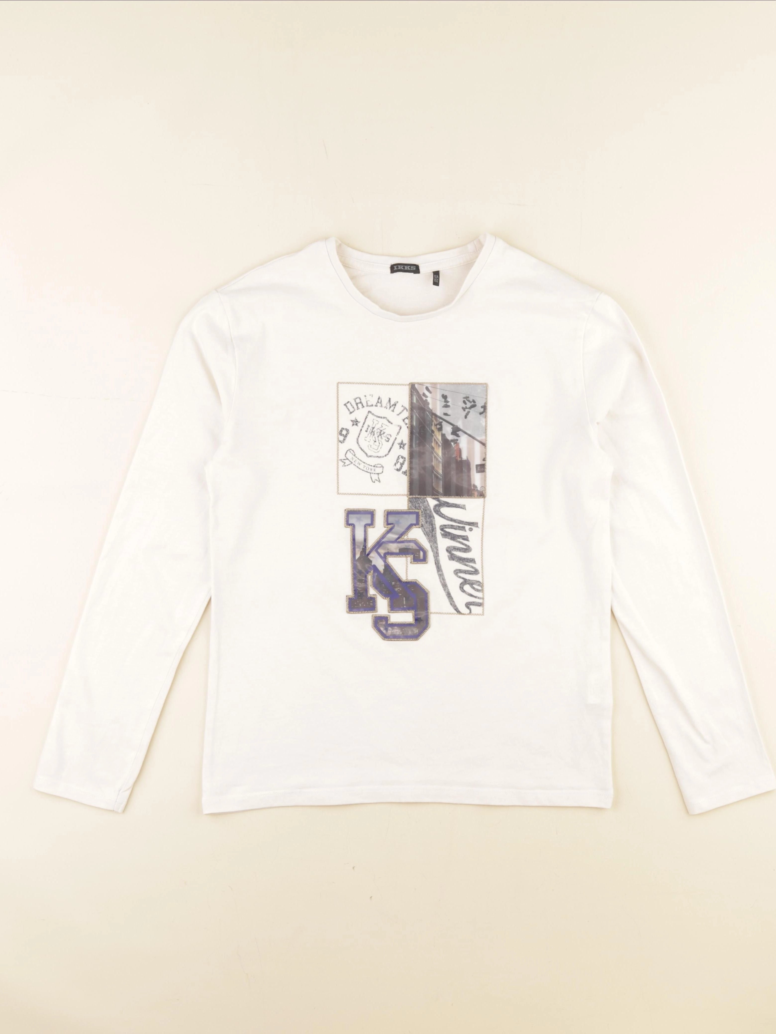 IKKS - tee-shirt beige - 12 ans