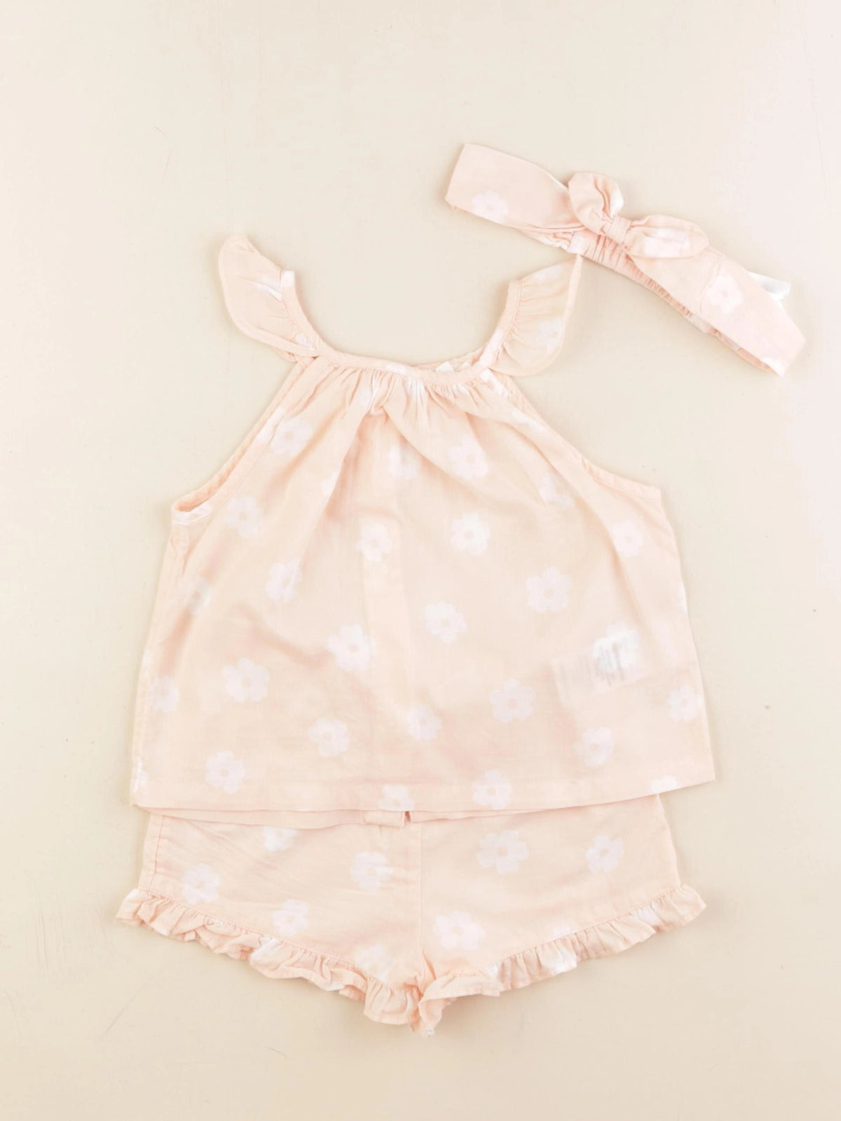 Vertbaudet - ensemble rose - 2 ans