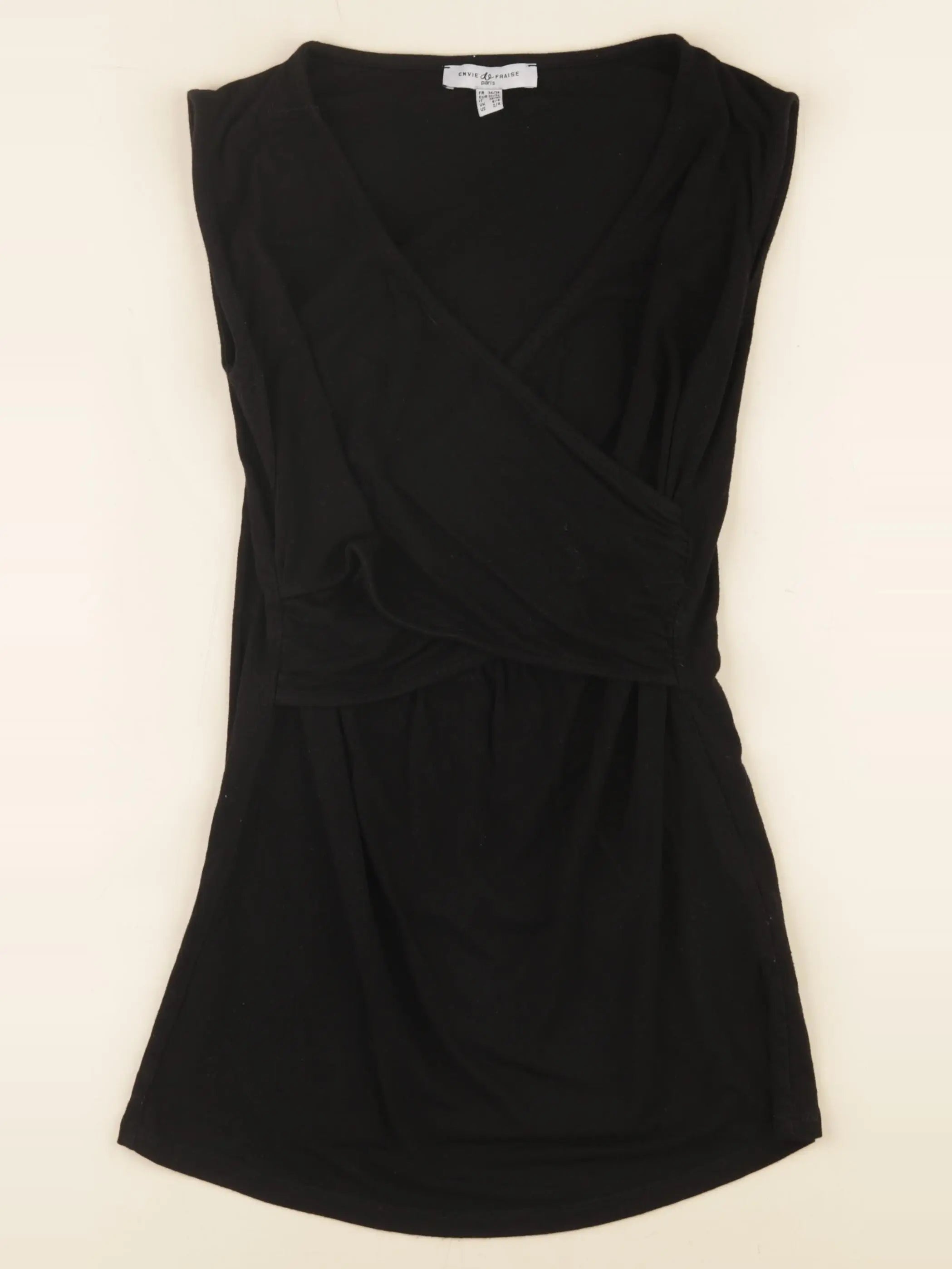 Envie de fraise - robe grossesse, allaitement noir - 34 à 36