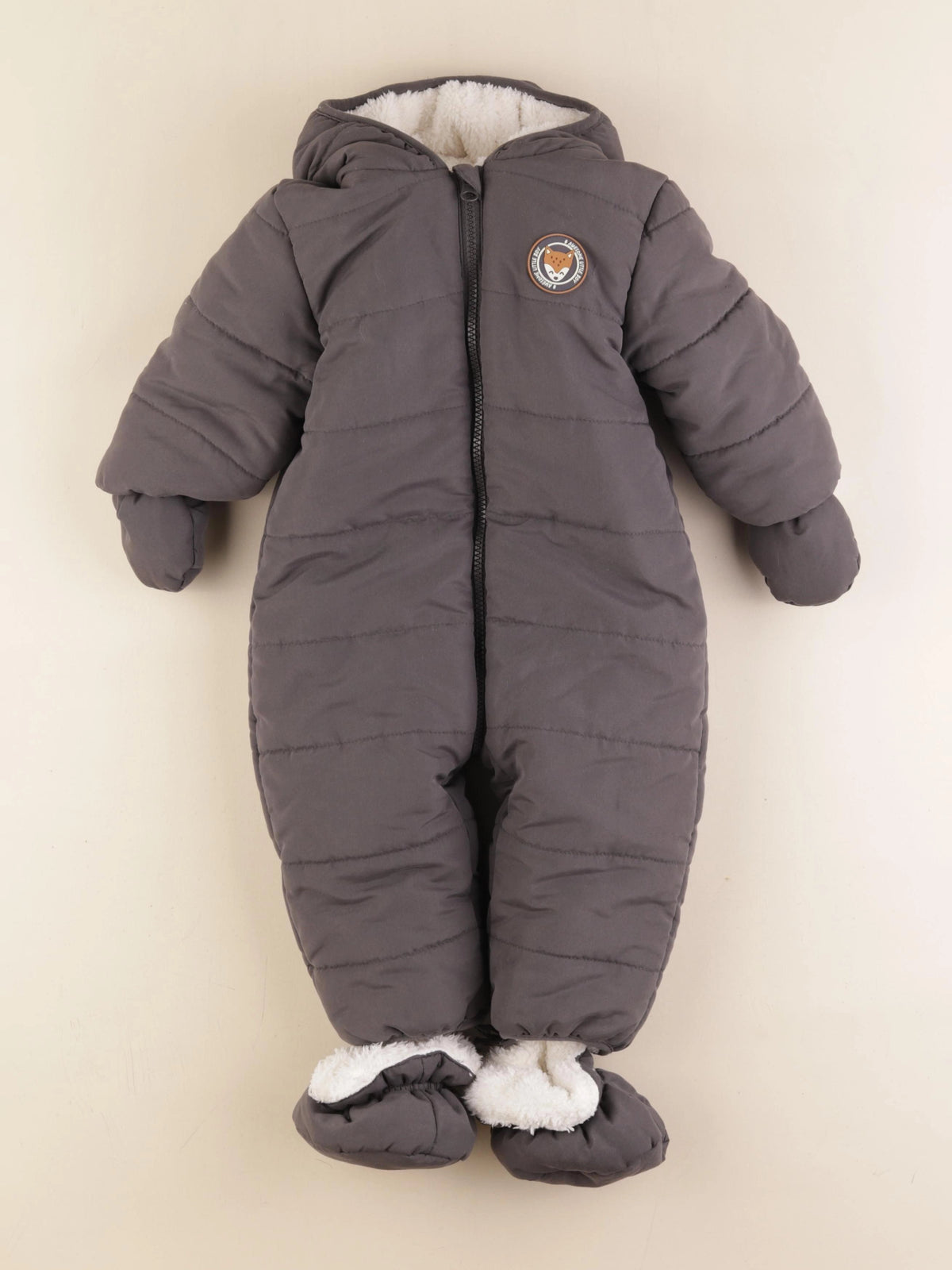 Vertbaudet - combi-pilote gris - 18 mois