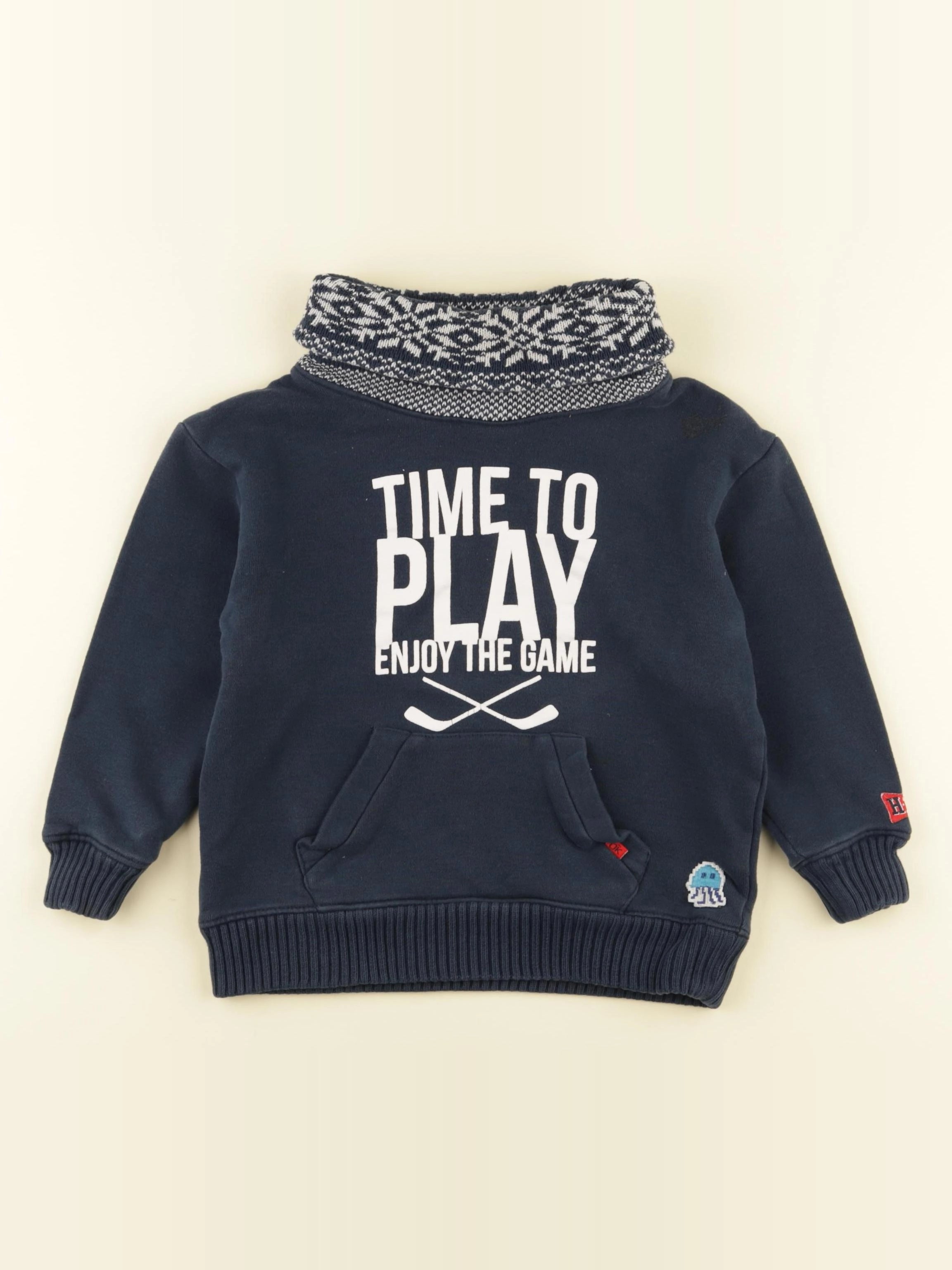 Okaidi - sweat bleu - 4 ans