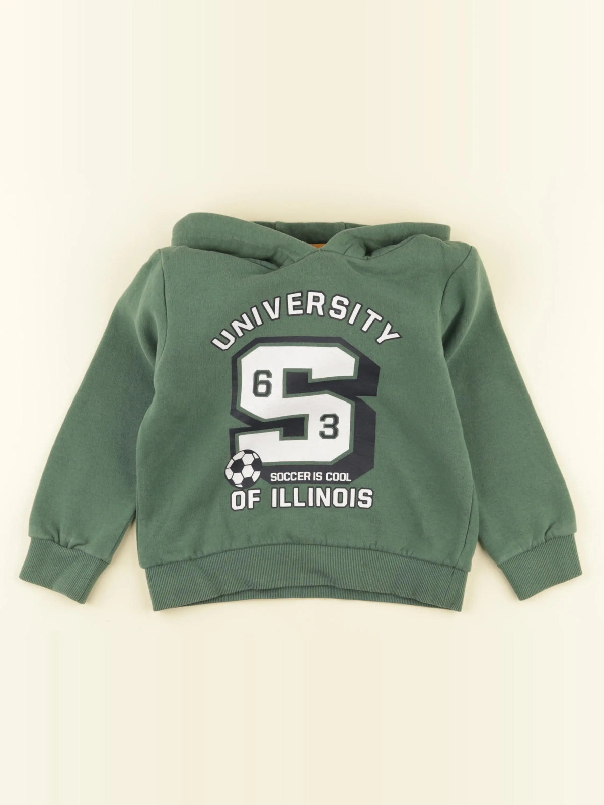 Vertbaudet - sweat vert - 4 ans