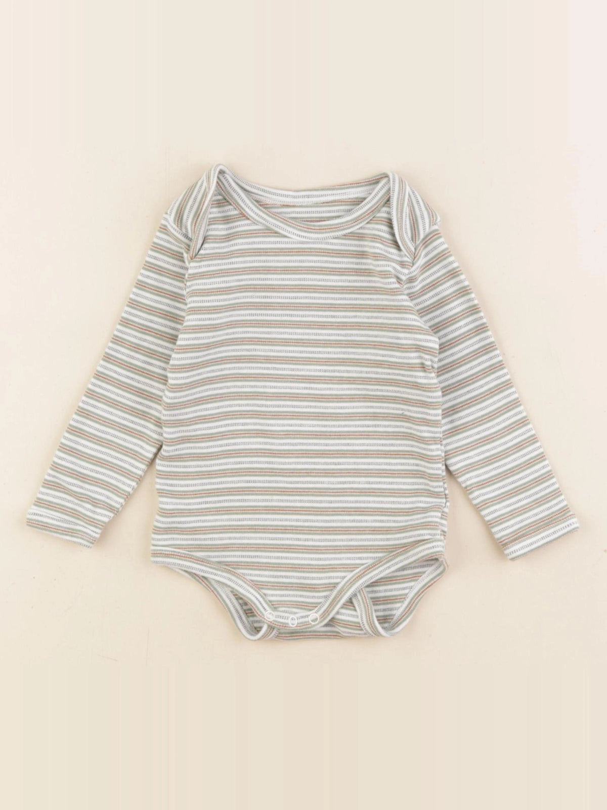 Vertbaudet - body à col vert - 12 mois