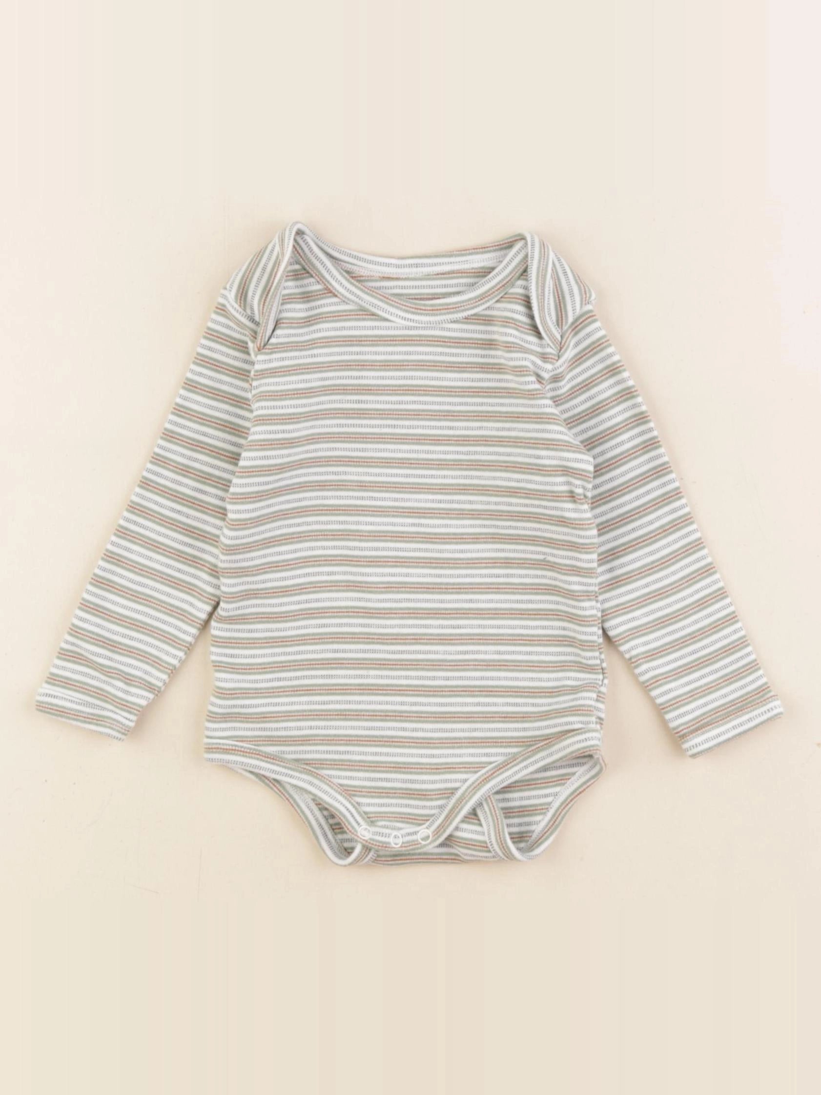 Vertbaudet - body à col vert - 12 mois