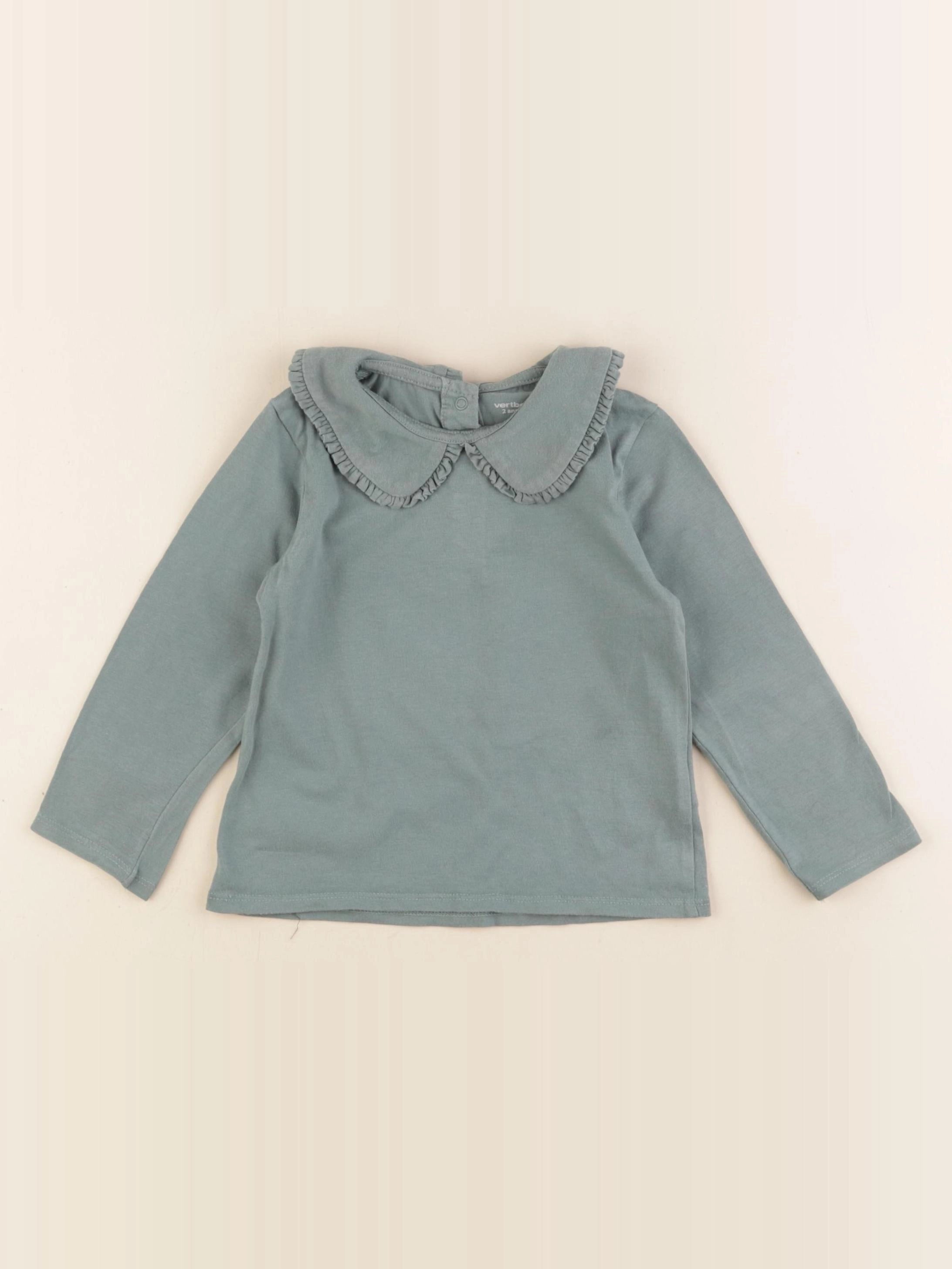 Vertbaudet - tee-shirt vert - 2 ans