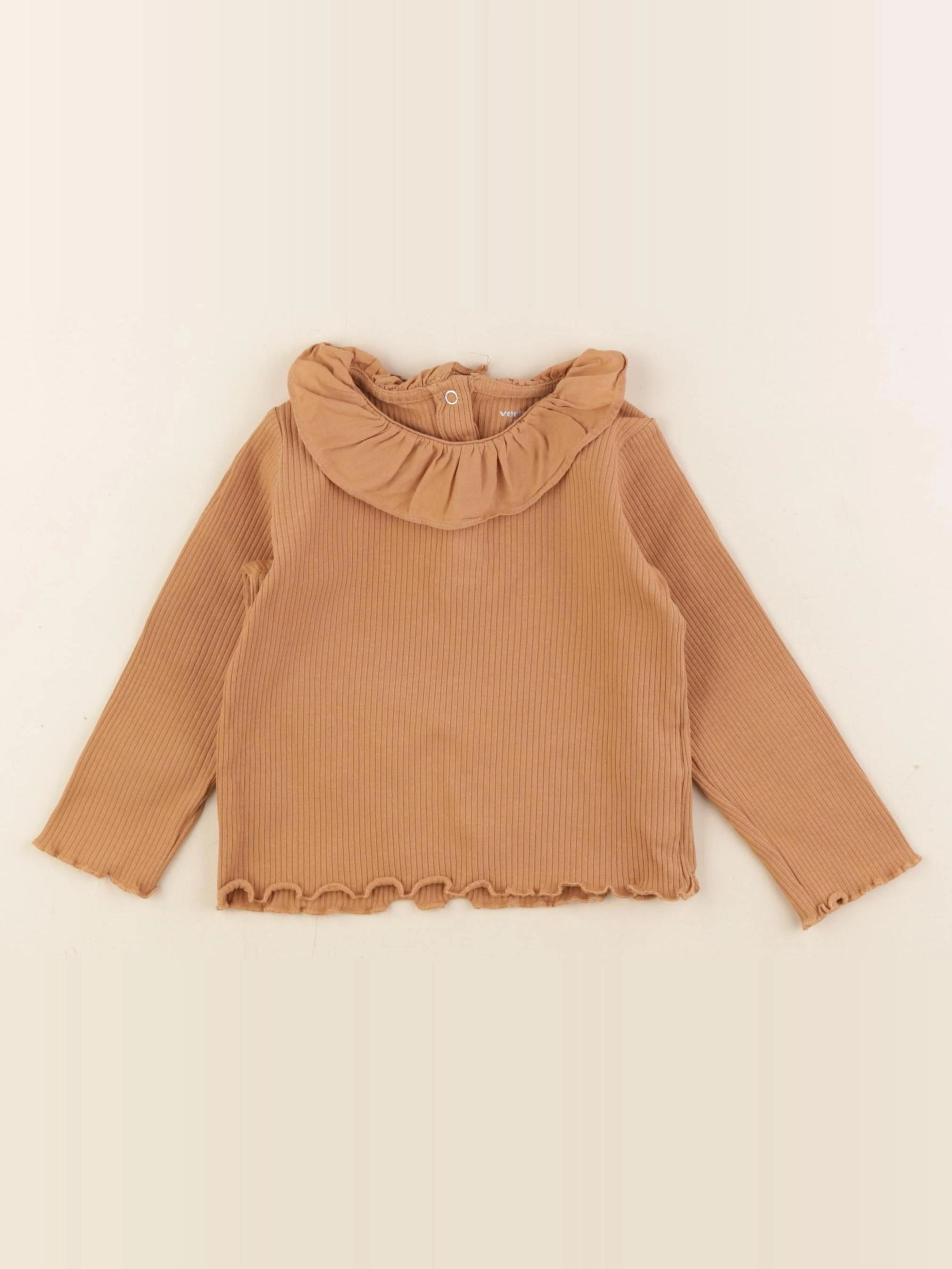 Vertbaudet - tee-shirt marron - 24 mois