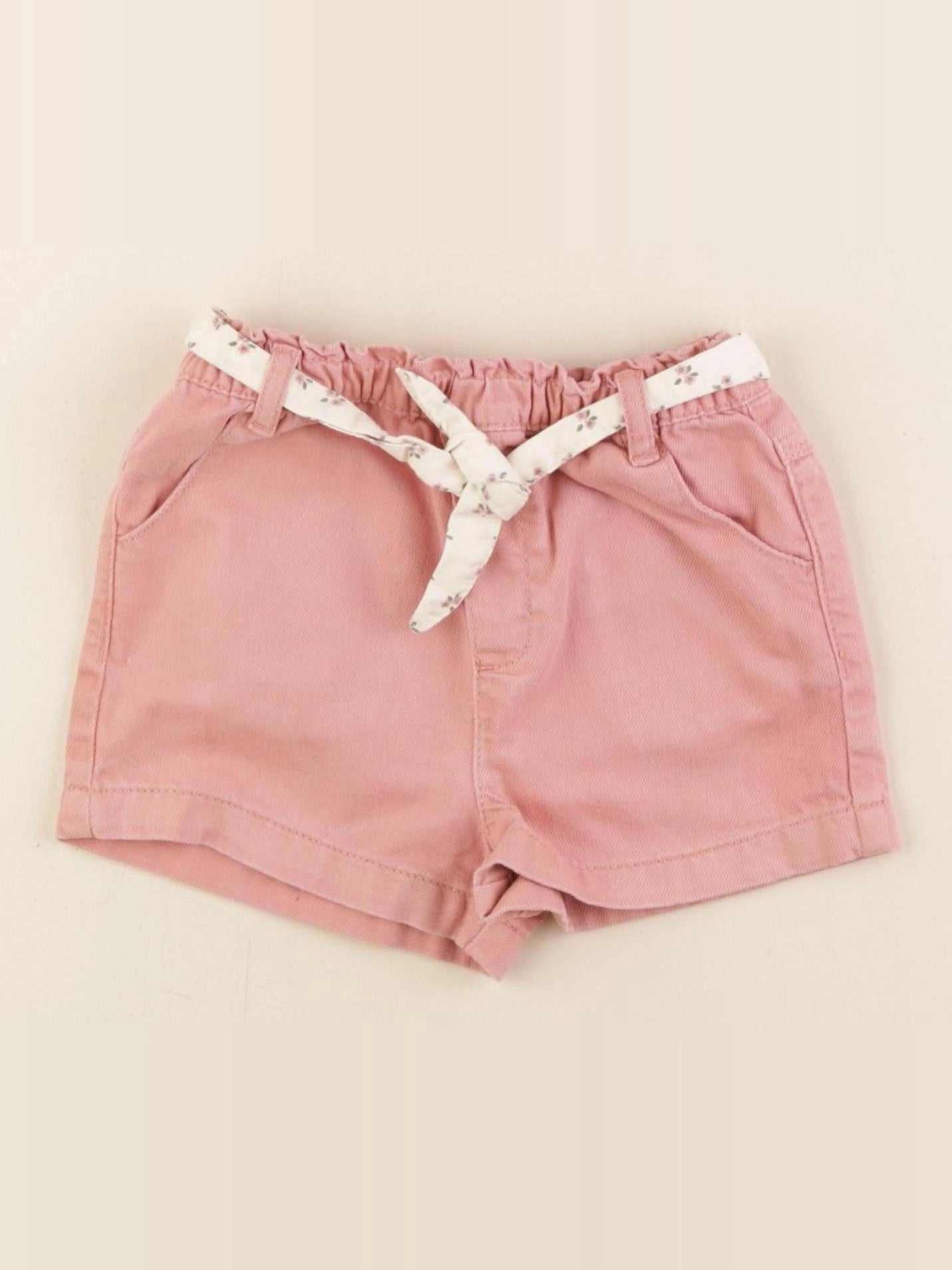 Vertbaudet - short rose - 24 mois