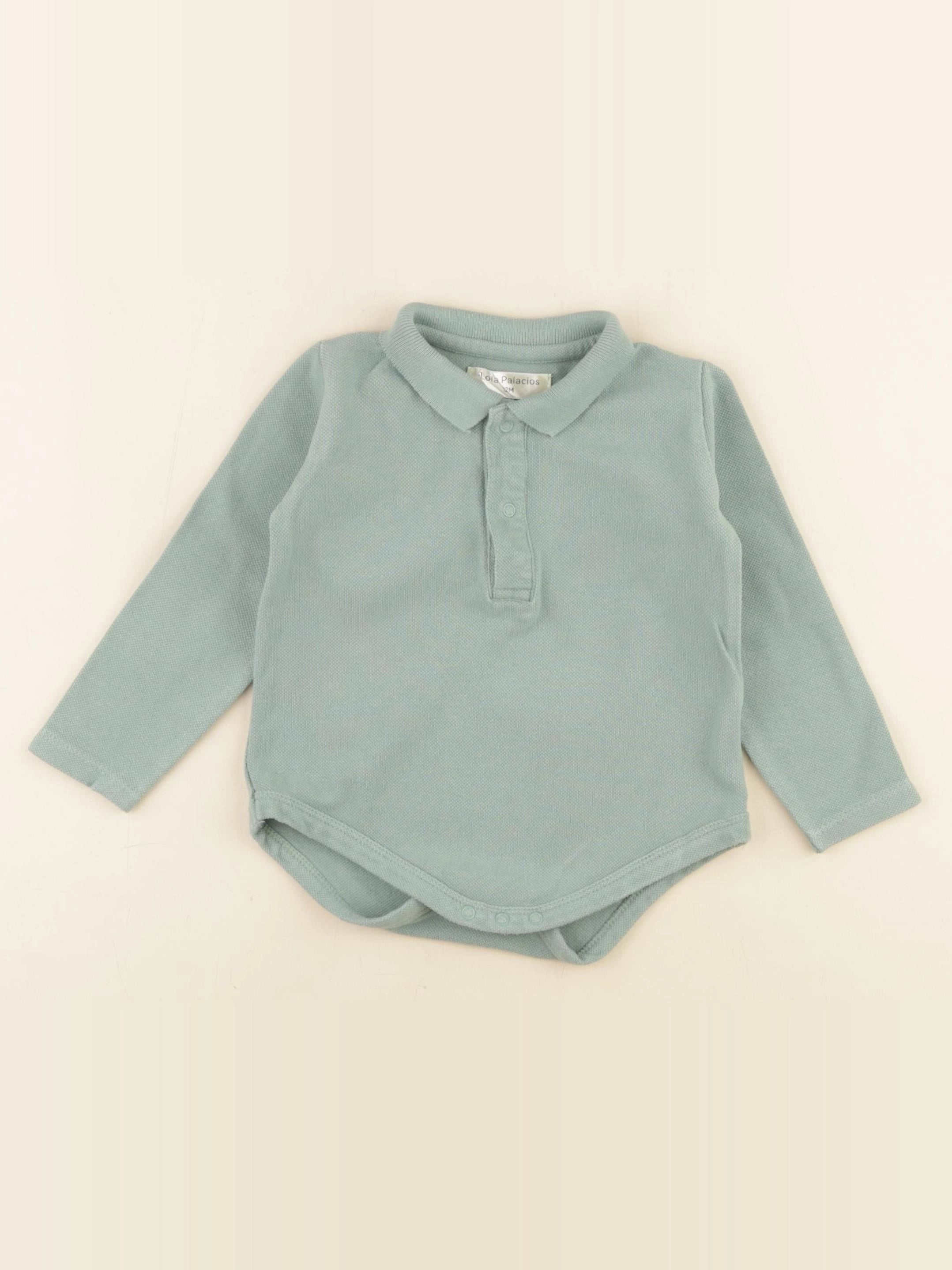 Lola Palacios - body à col vert - 12 mois
