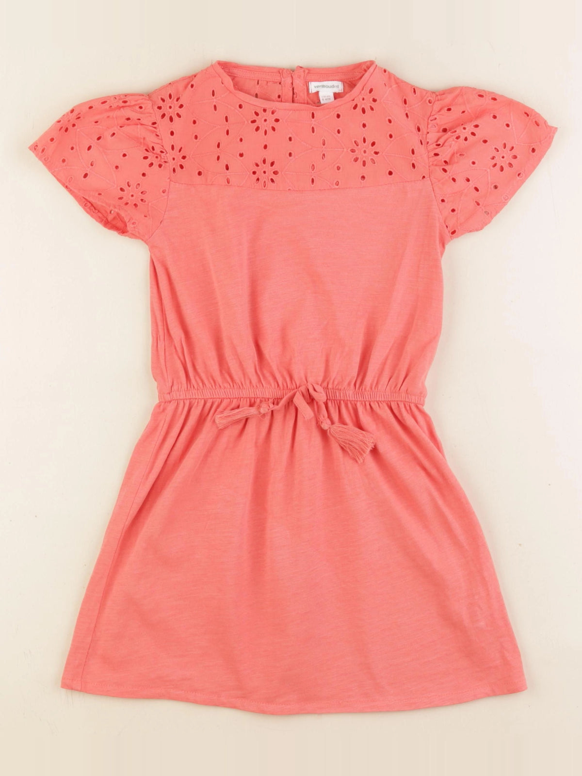 Vertbaudet - robe rose - 6 ans