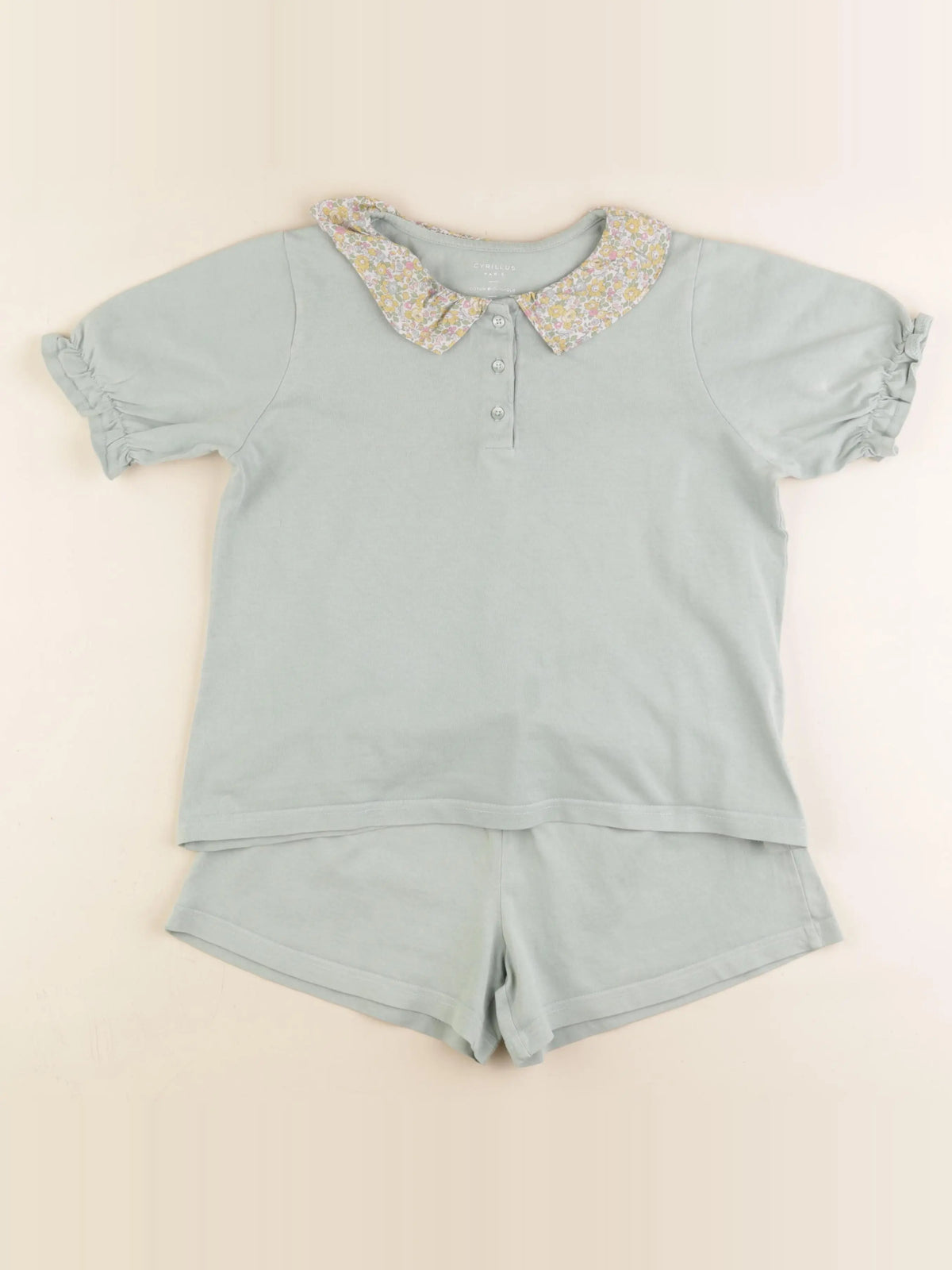 Cyrillus - pyjama coton bleu - 10 ans