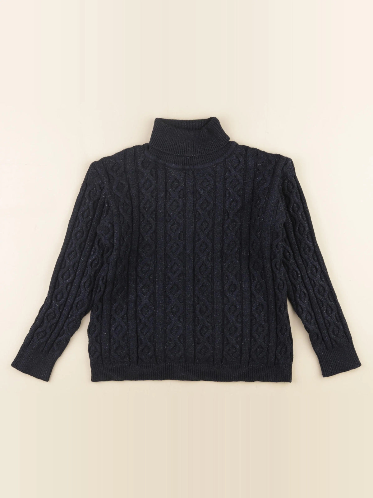 Eden & Victor - pull bleu - 10 ans