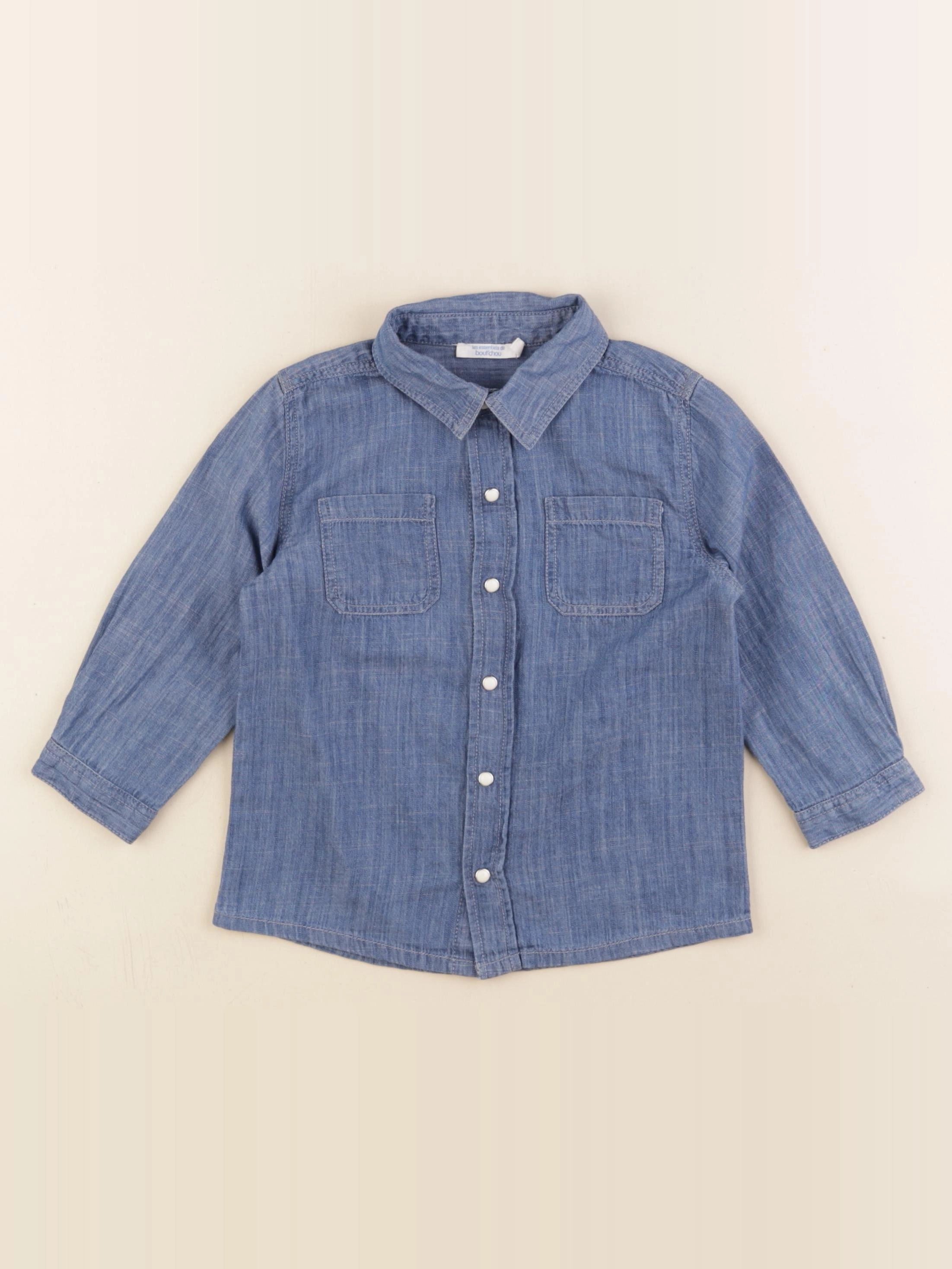 Boutchou - blouse bleu - 24 mois