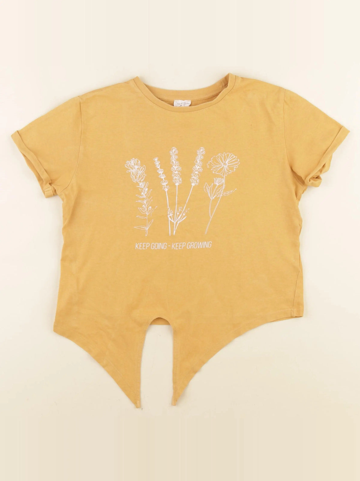 Eden & Victor - tee-shirt jaune - 10 ans