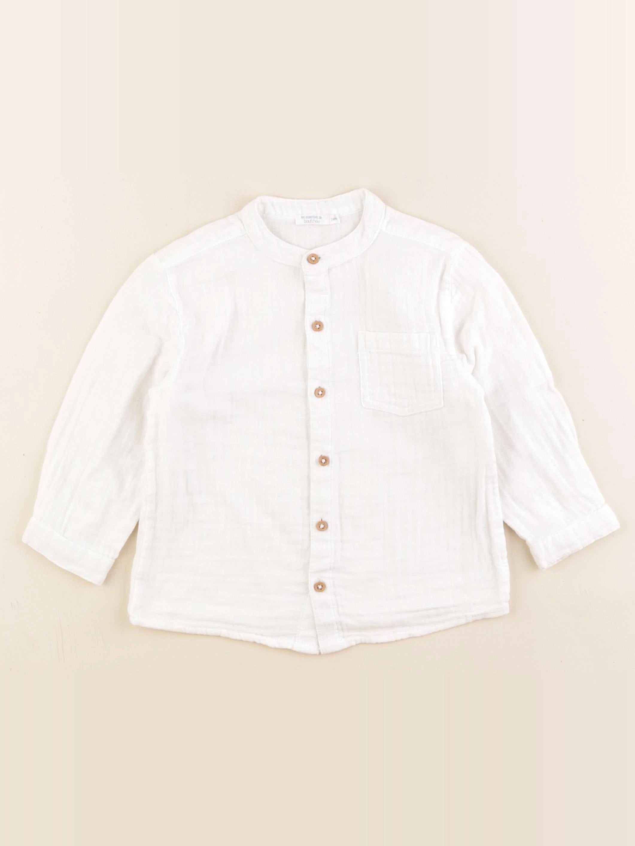 Boutchou - chemise blanc - 24 mois