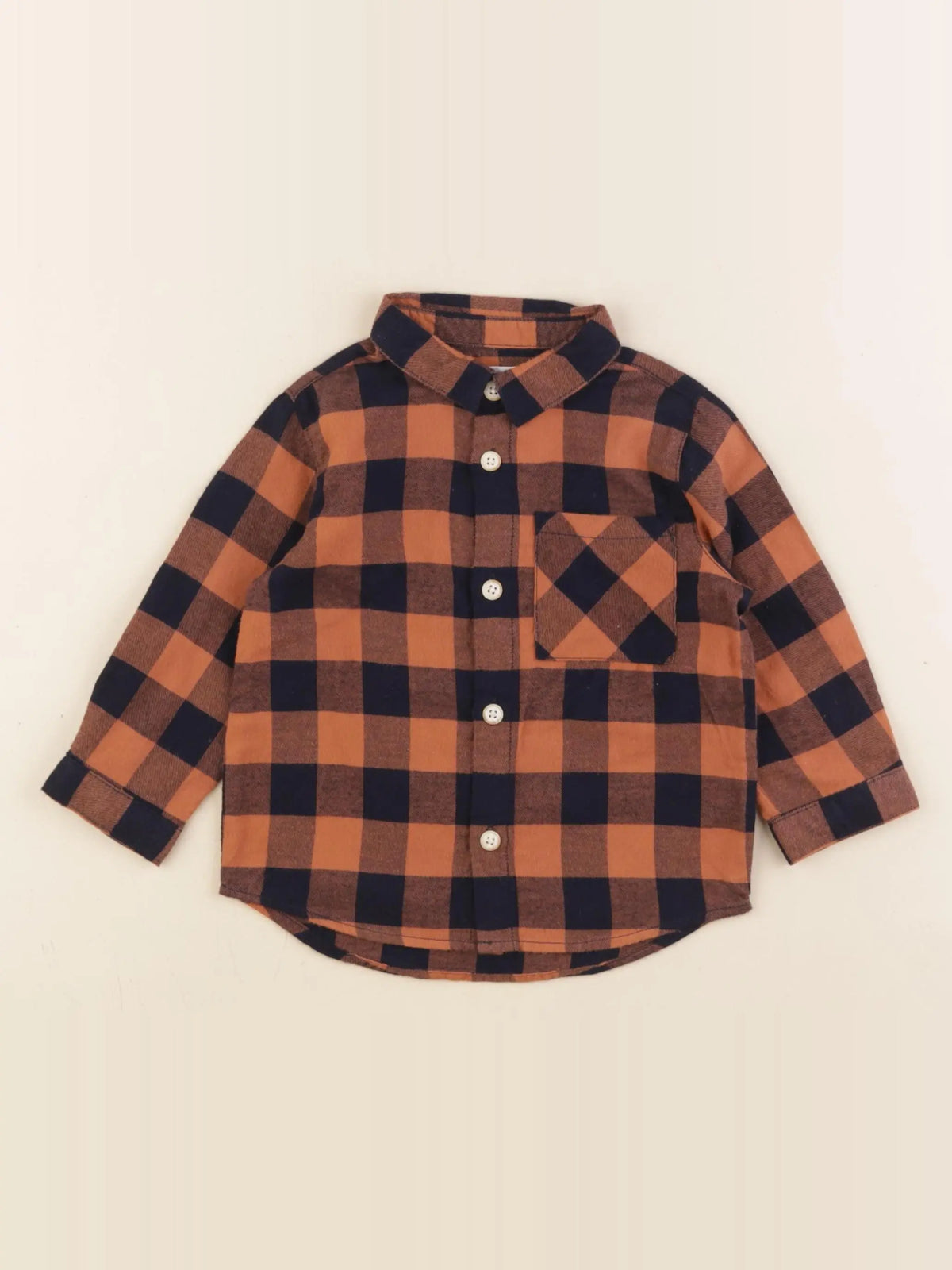 Zara - chemise marron - 9/12 mois