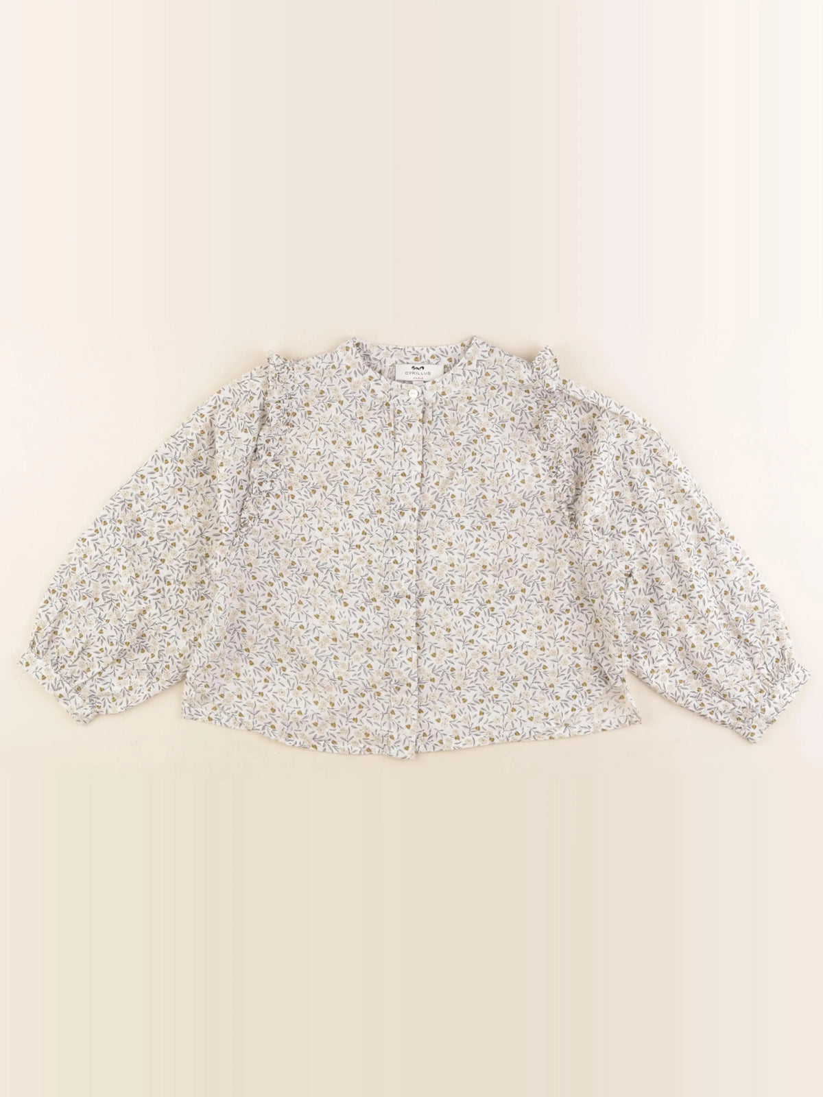 Cyrillus - blouse beige - 6 ans