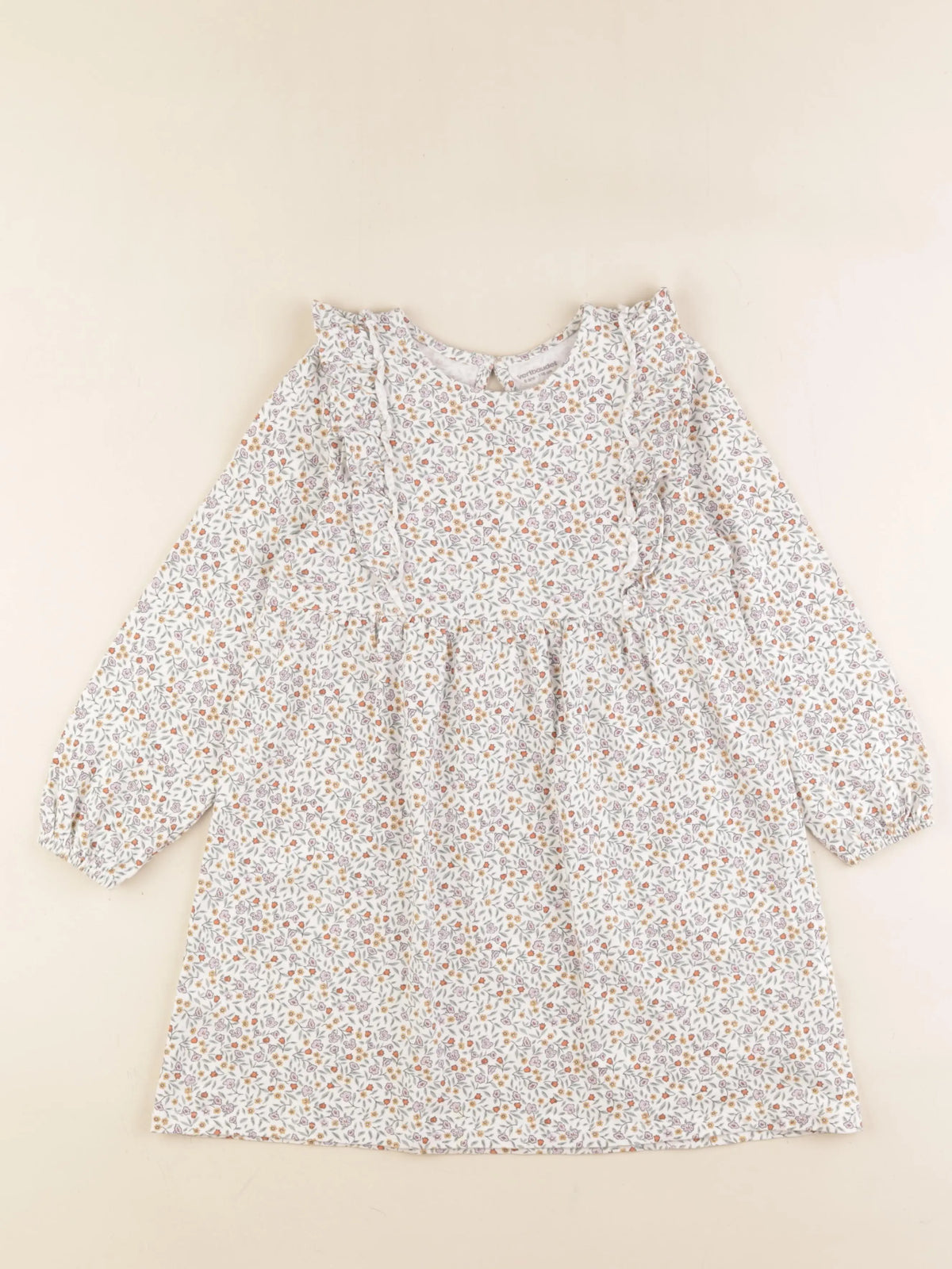 Vertbaudet - robe blanc - 5/6 ans