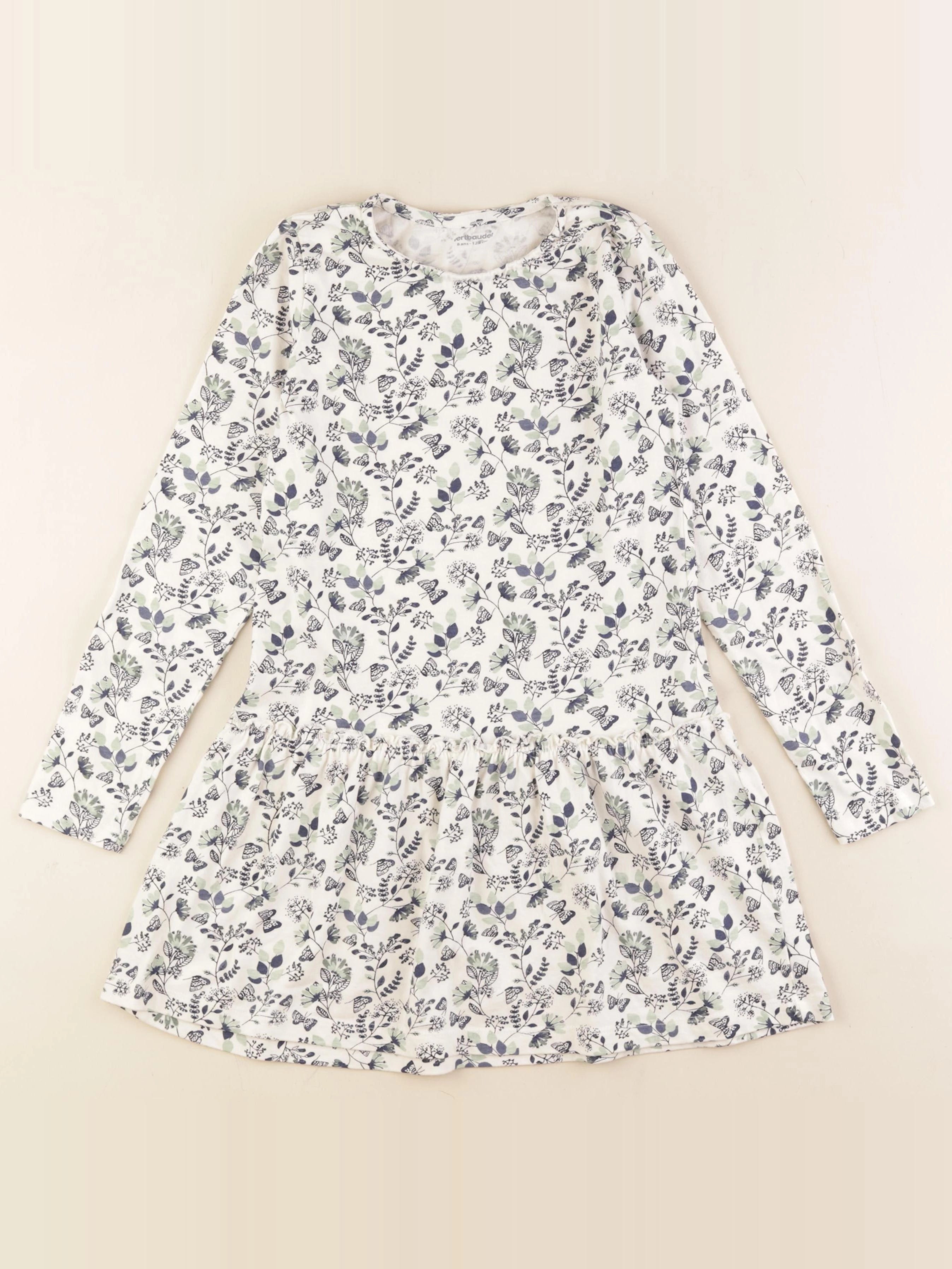 Vertbaudet - robe blanc - 8 ans