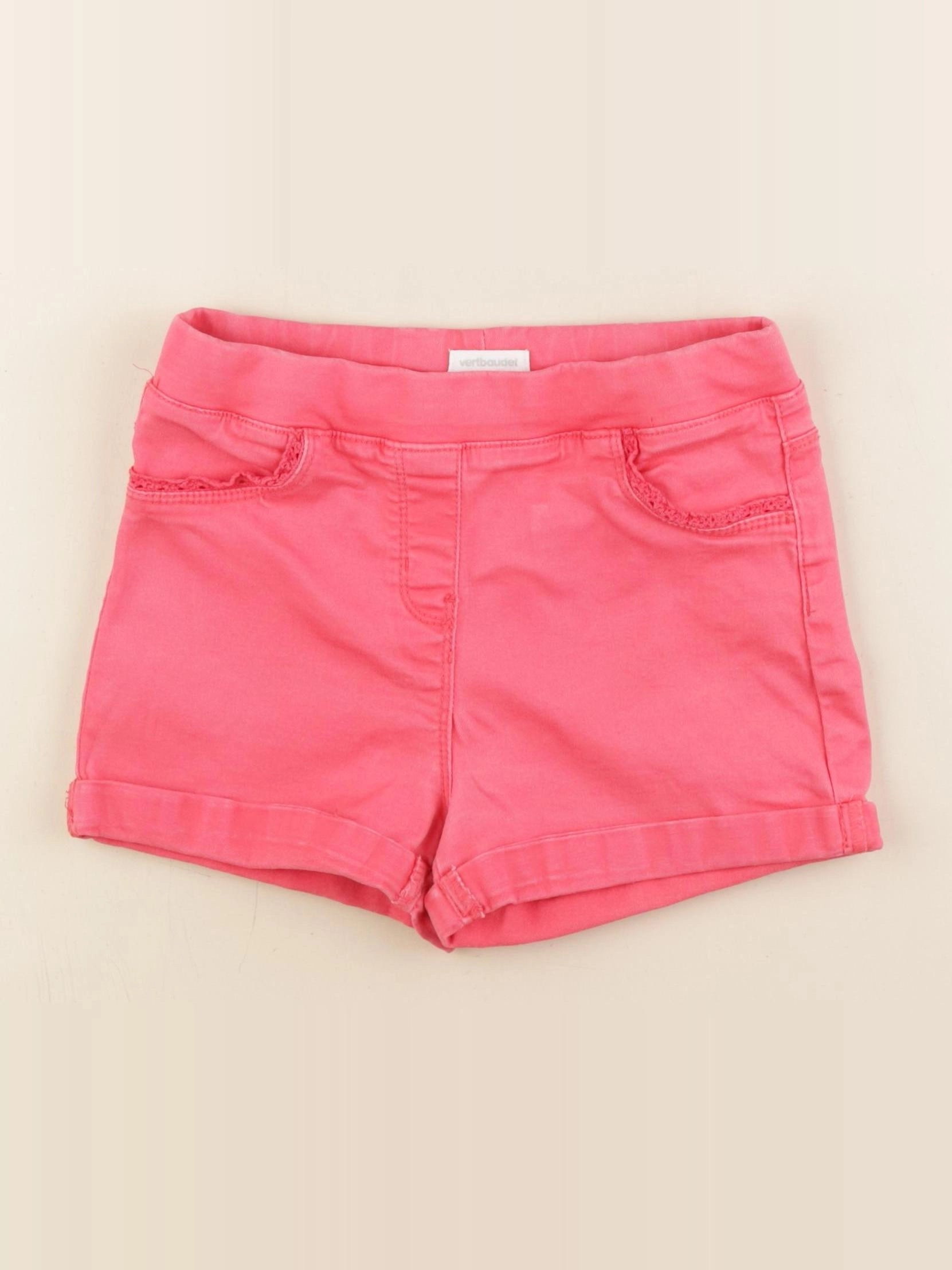 Vertbaudet - short rose - 8 ans