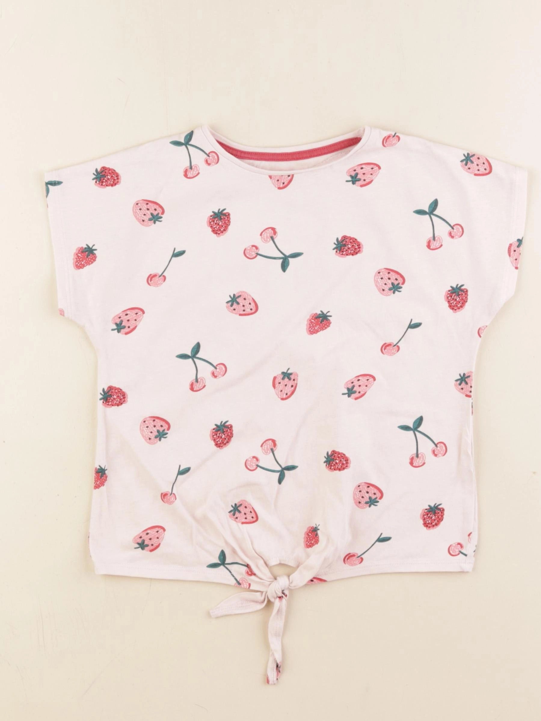 Vertbaudet - tee-shirt rose - 4 ans