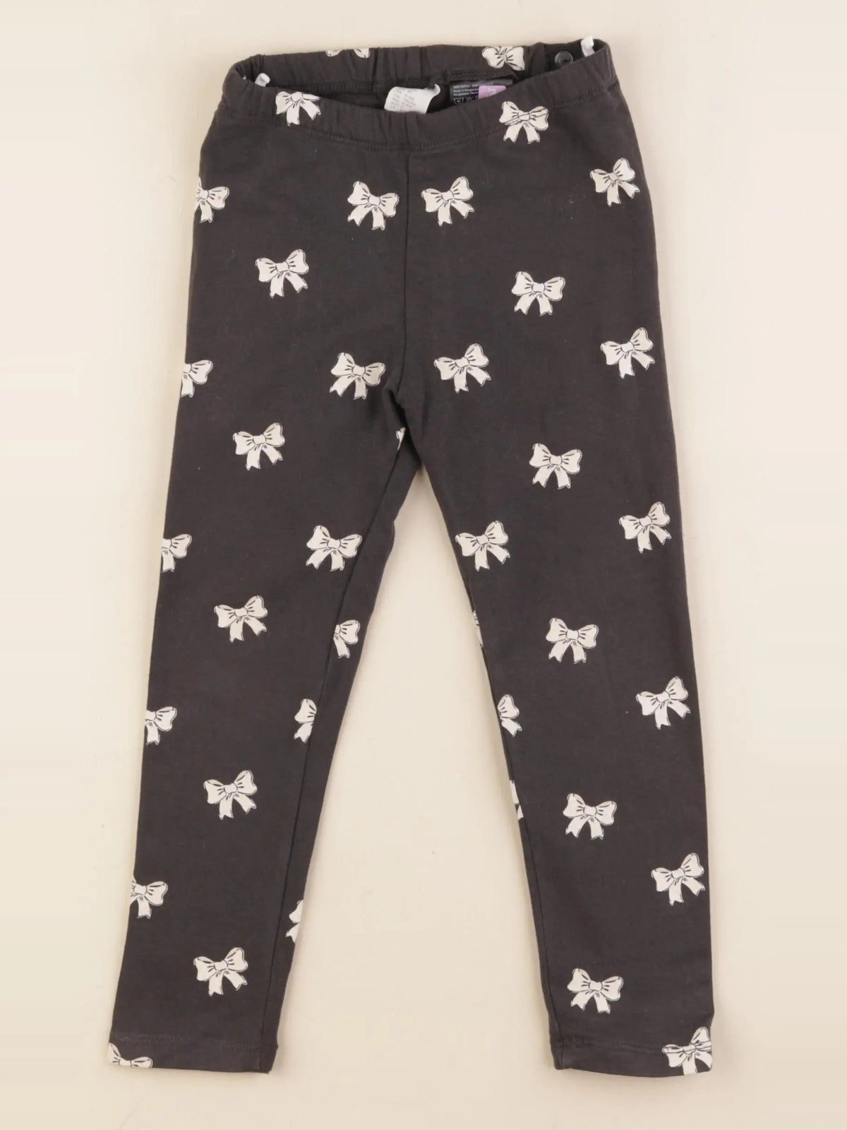 H&M - legging gris - 3/4 ans