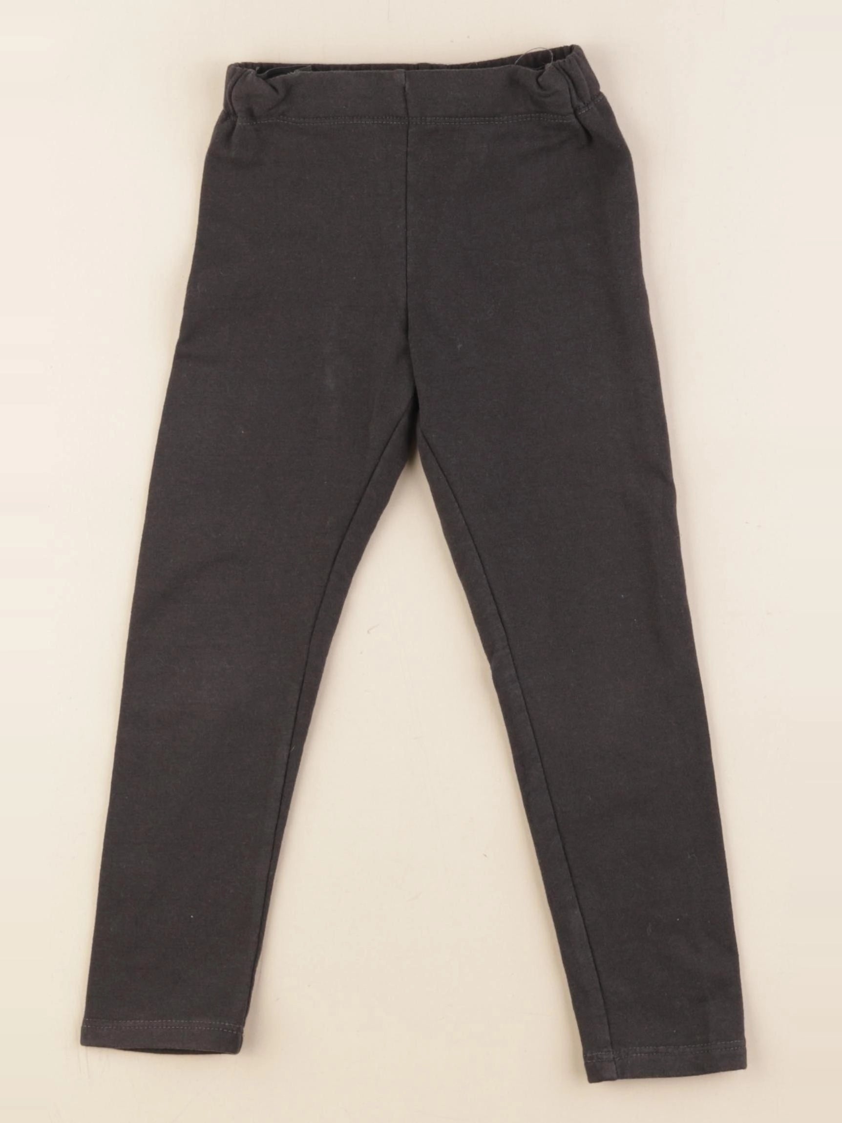 H&M - legging gris - 3/4 ans