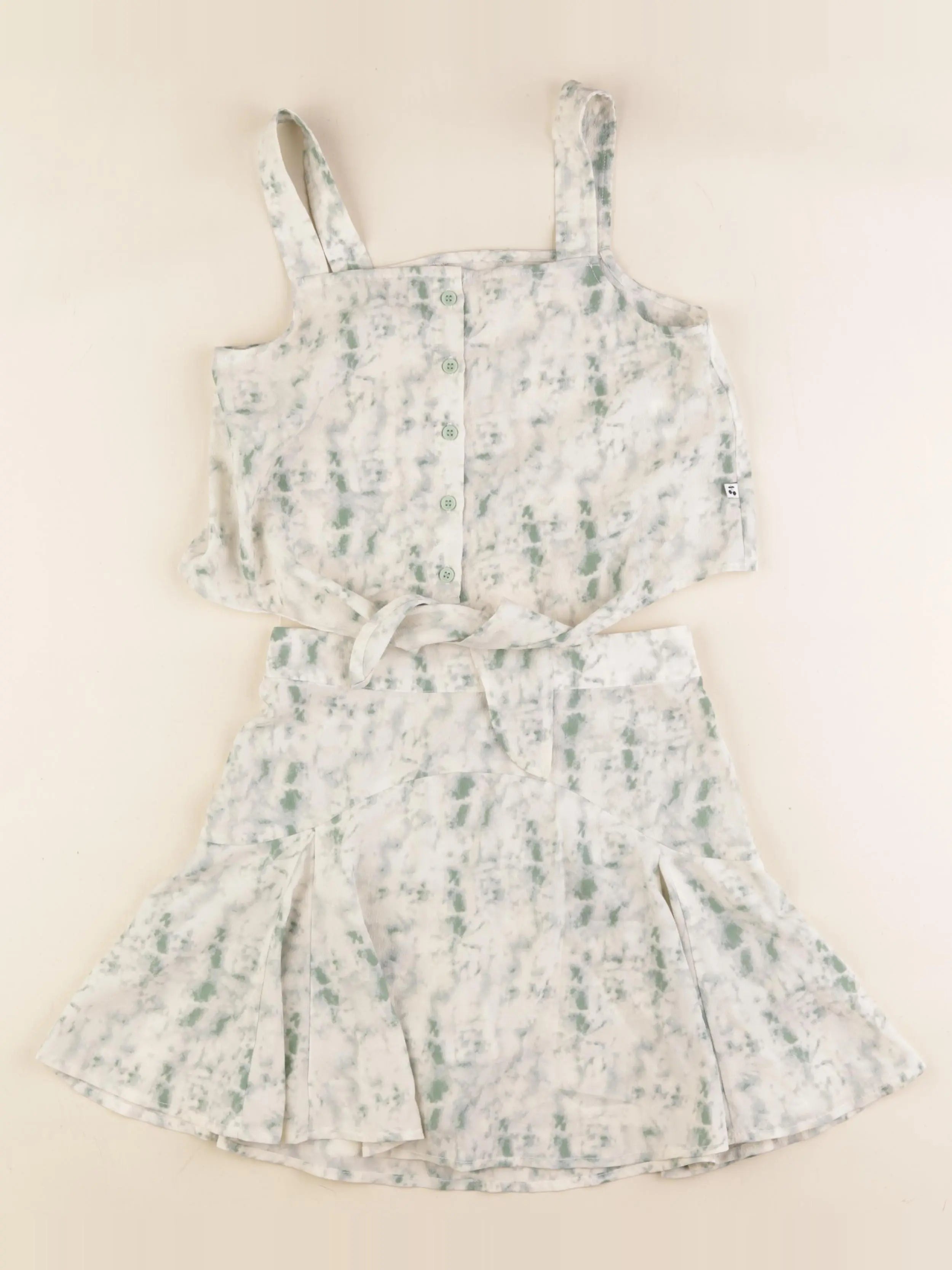 Le temps des cerises  - ensemble vert - 10 ans