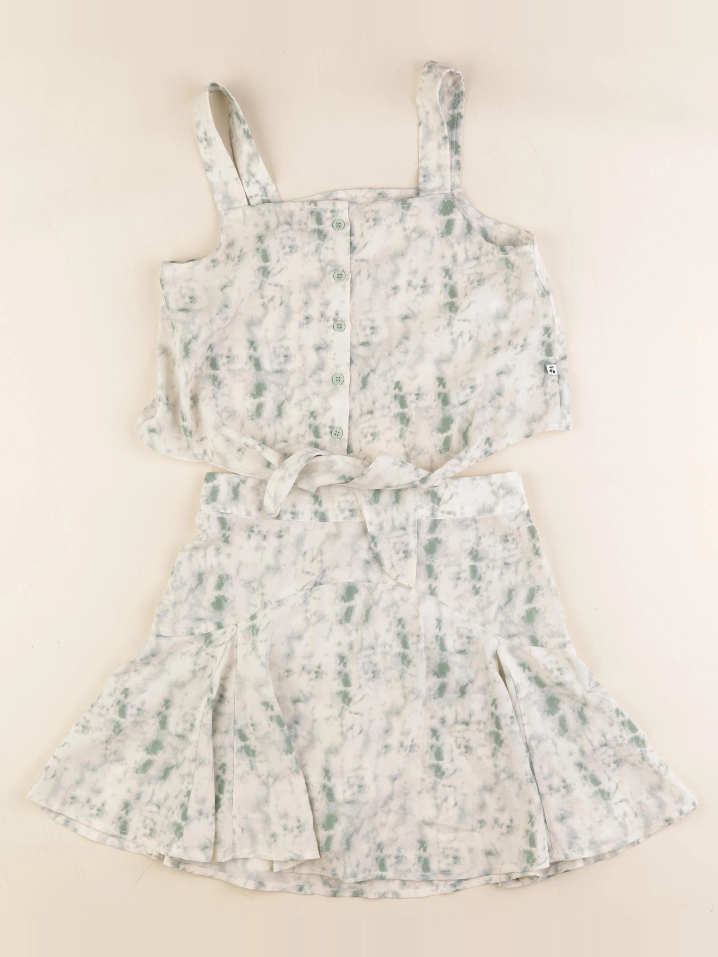 Le temps des cerises  - ensemble vert - 10 ans