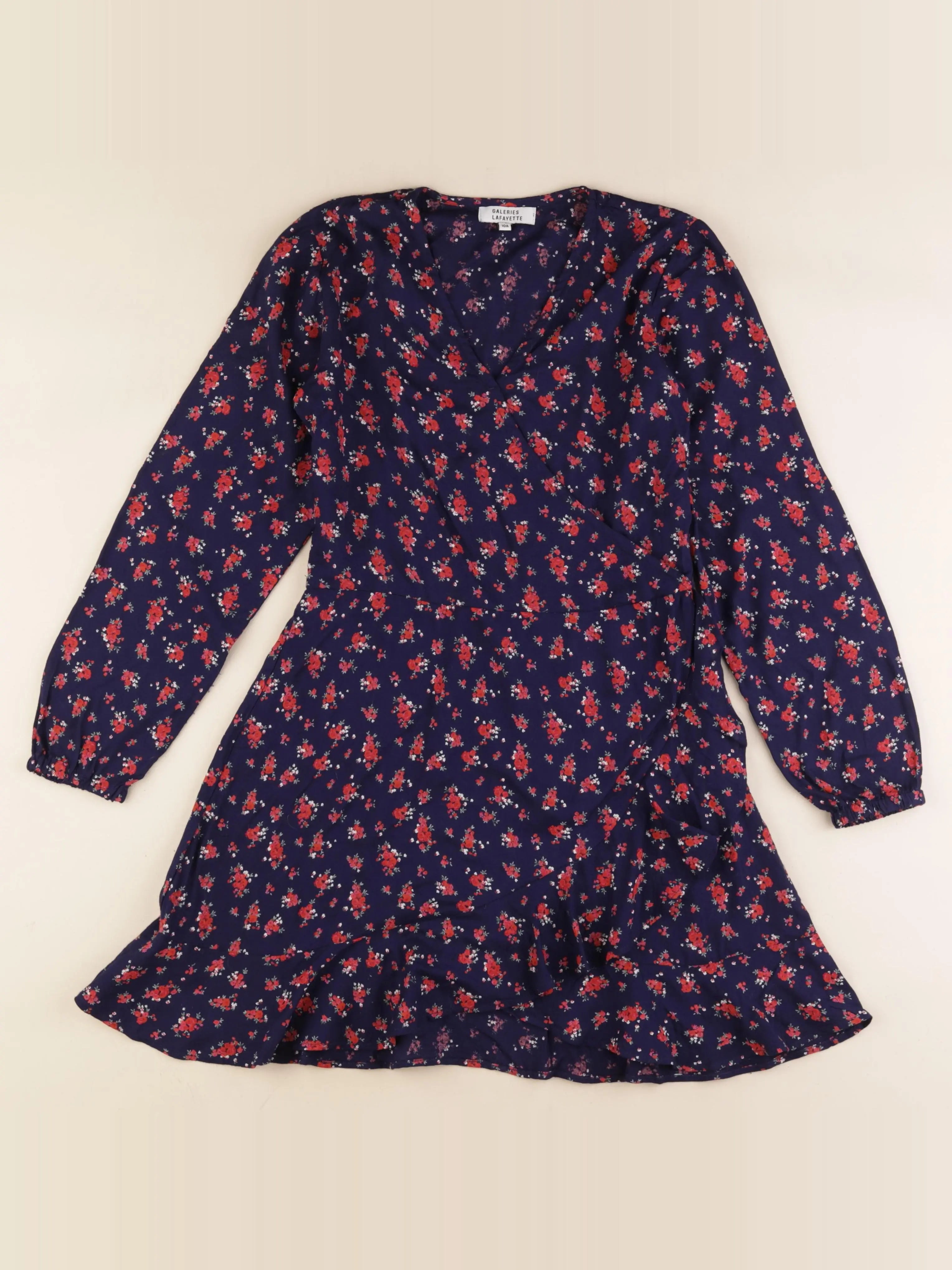 Galeries Lafayette - robe bleu - 10 ans