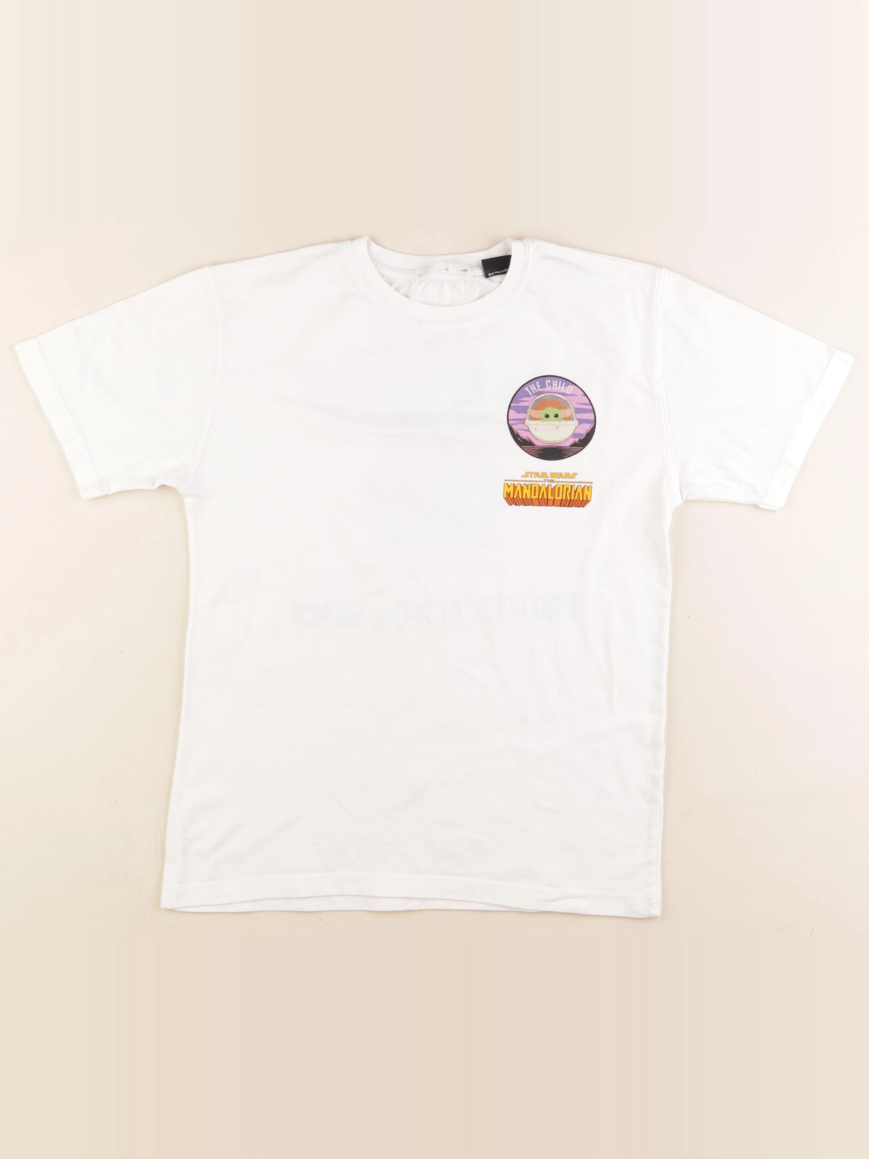 Zara - tee-shirt imprimé au dos blanc - 10 ans