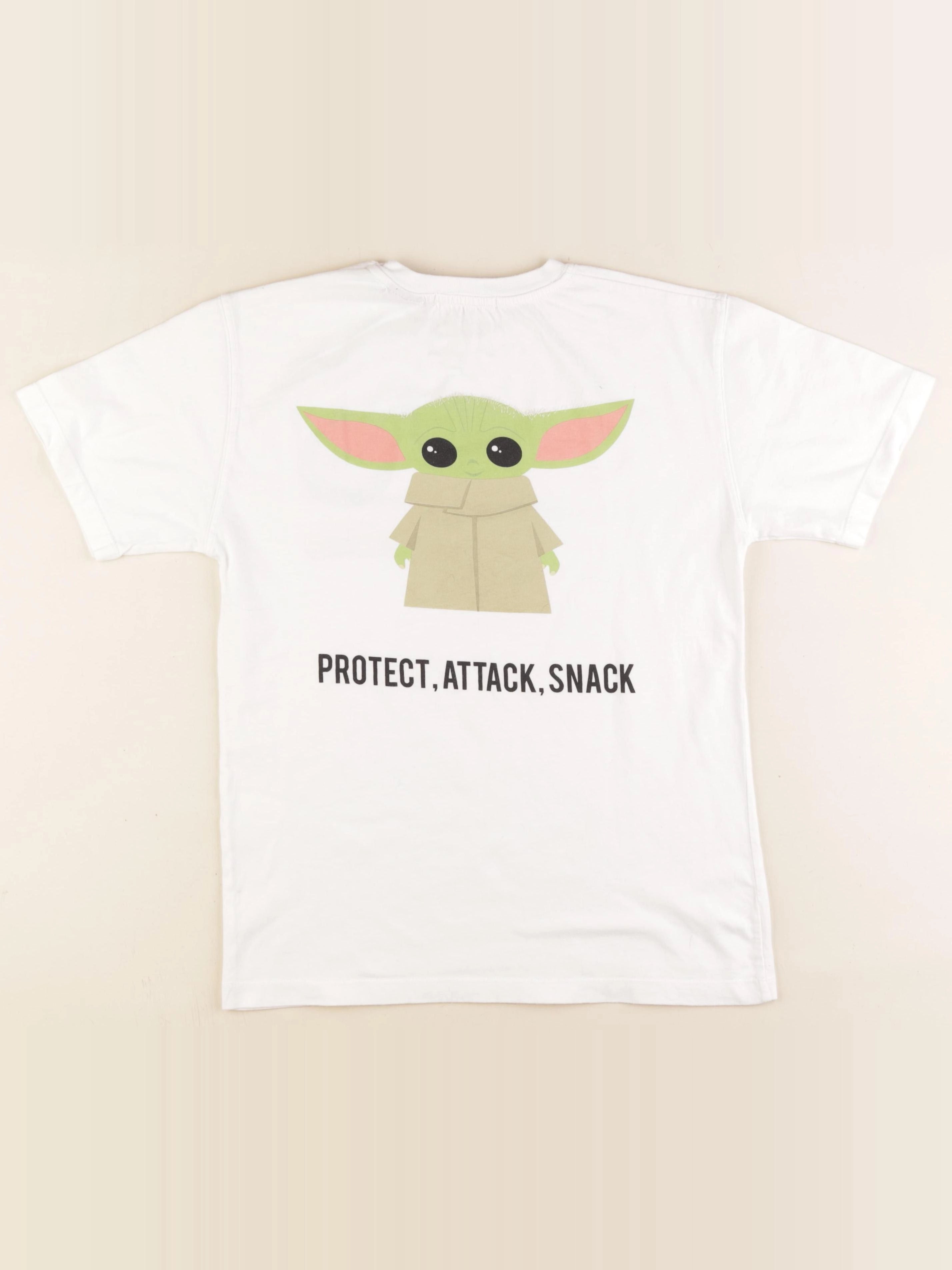 Zara - tee-shirt imprimé au dos blanc - 10 ans