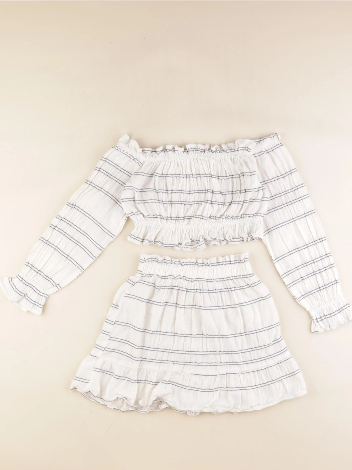 H&M - ensemble blanc - 11/12 ans