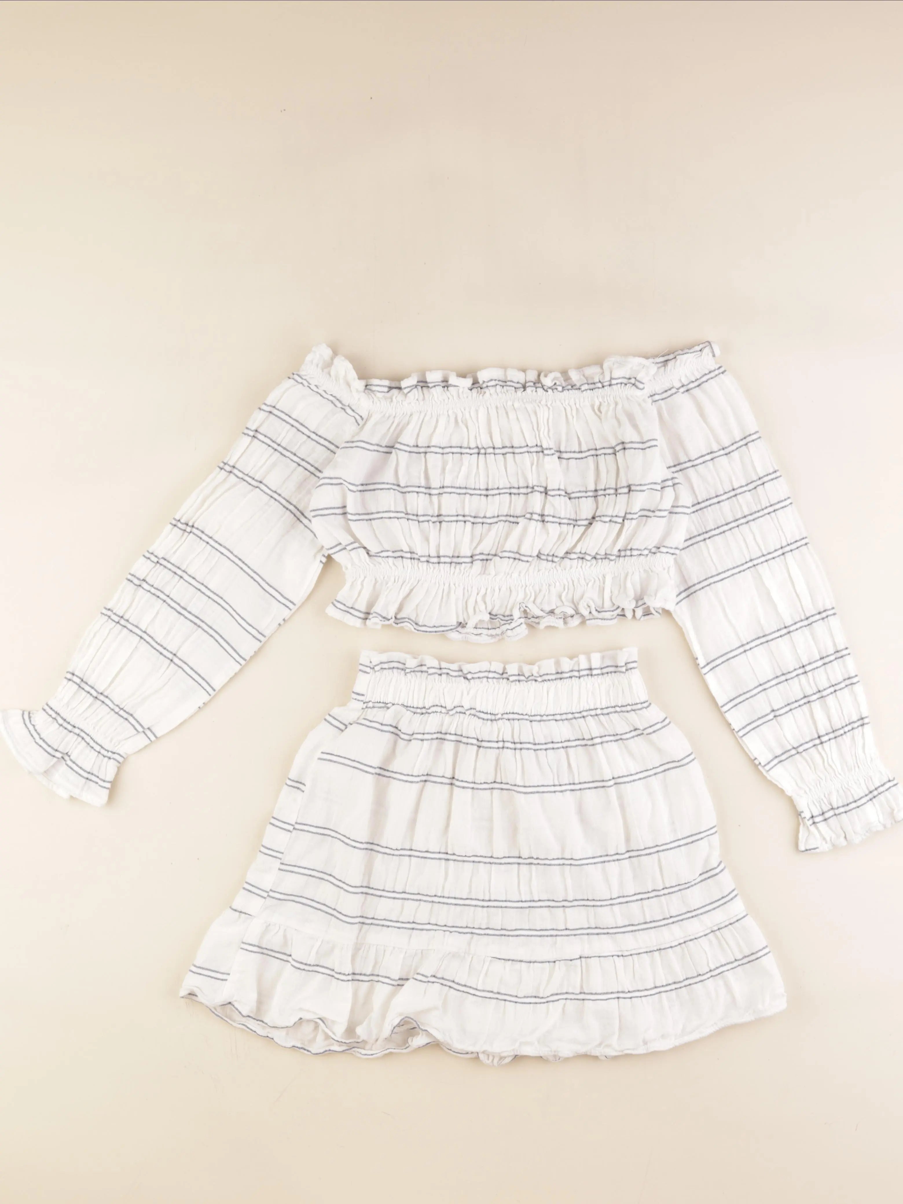 H&M - ensemble blanc - 11/12 ans