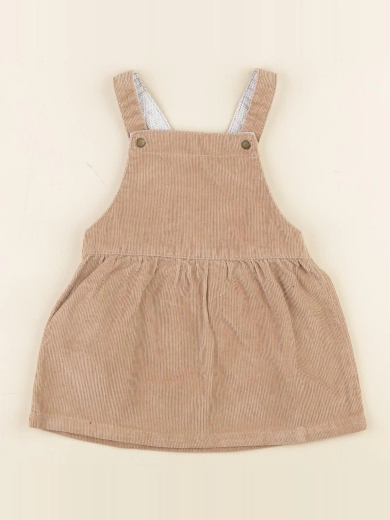 Vertbaudet - robe marron - 12 mois