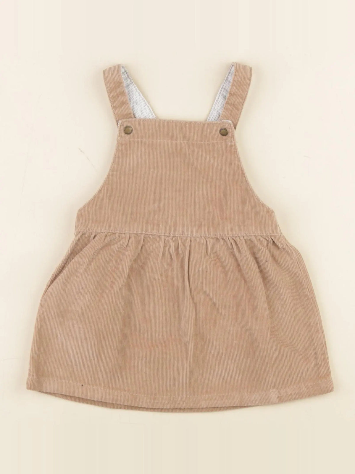 Vertbaudet - robe marron - 12 mois