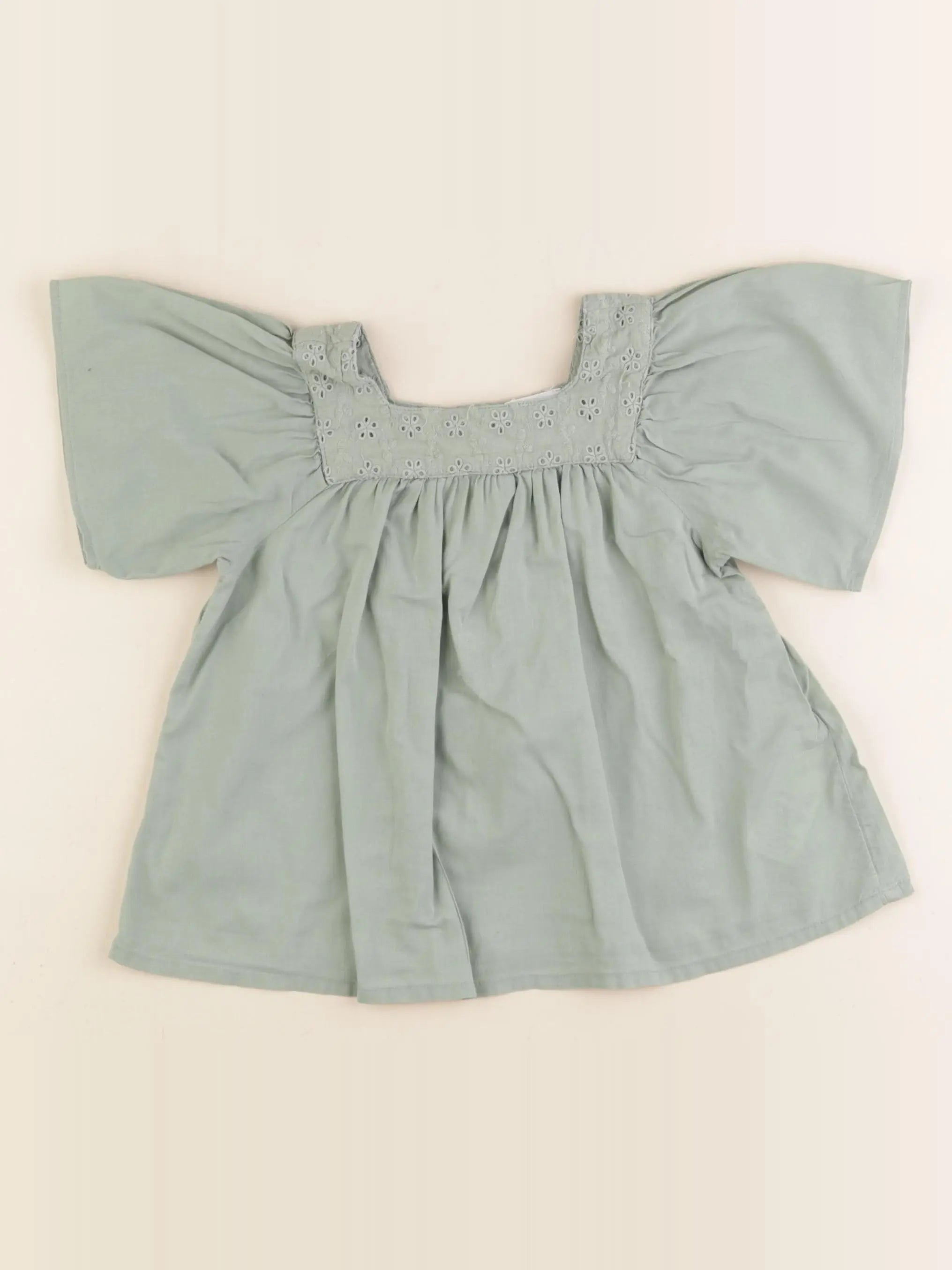 Vertbaudet - blouse vert - 3 ans
