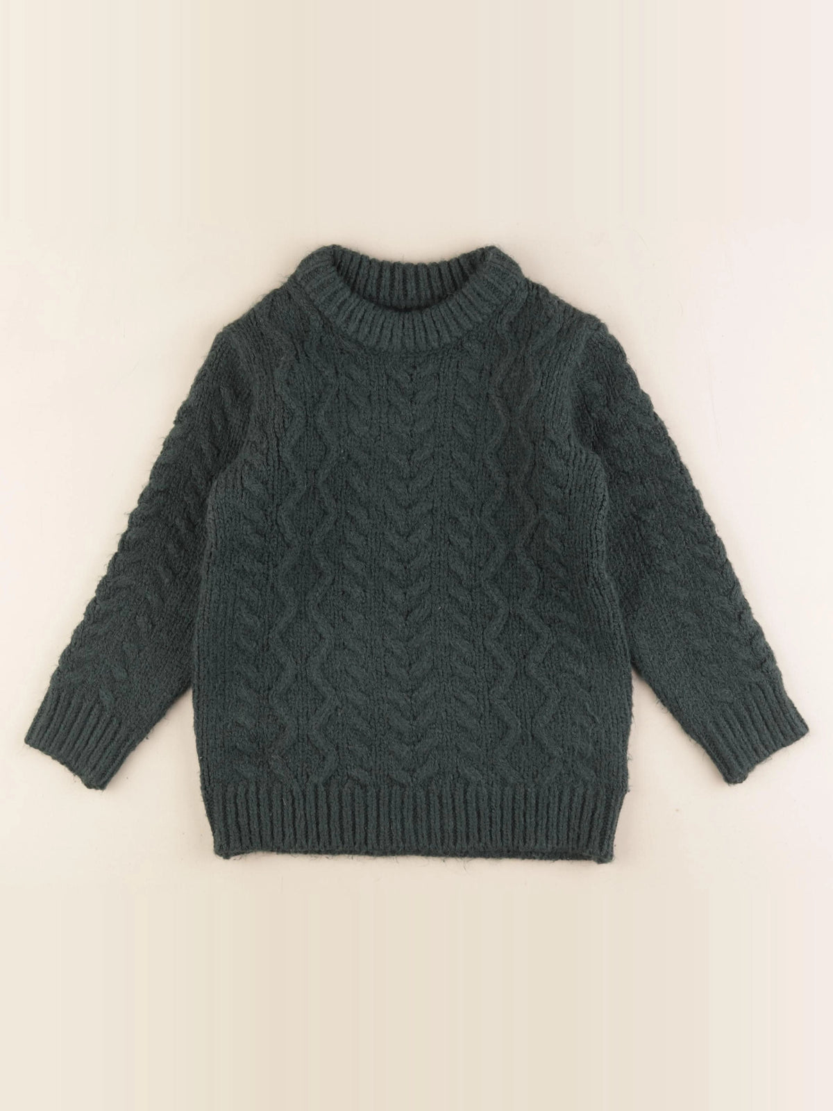 Vertbaudet - pull vert - 6 ans