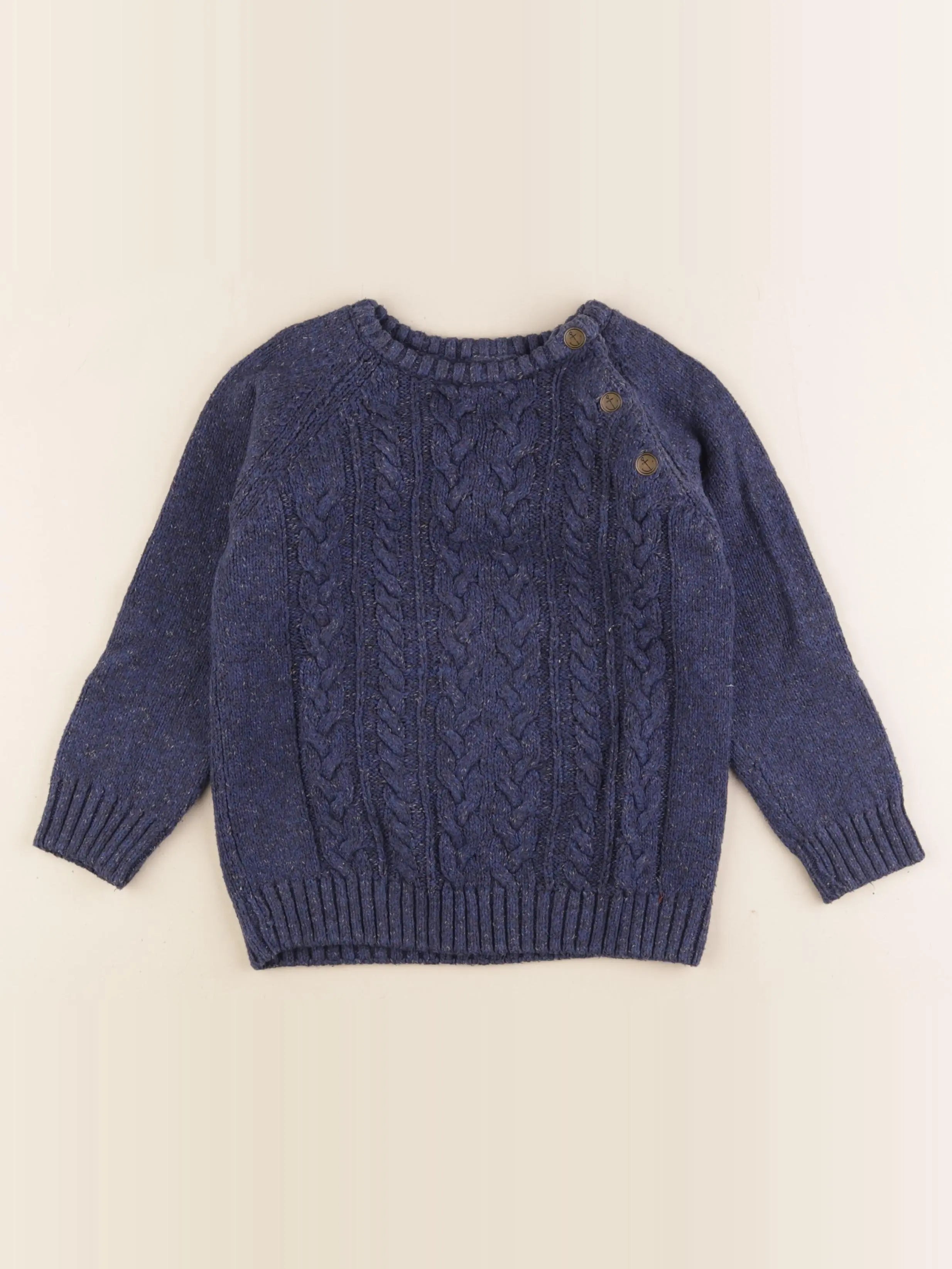 Vertbaudet - pull bleu - 6 ans